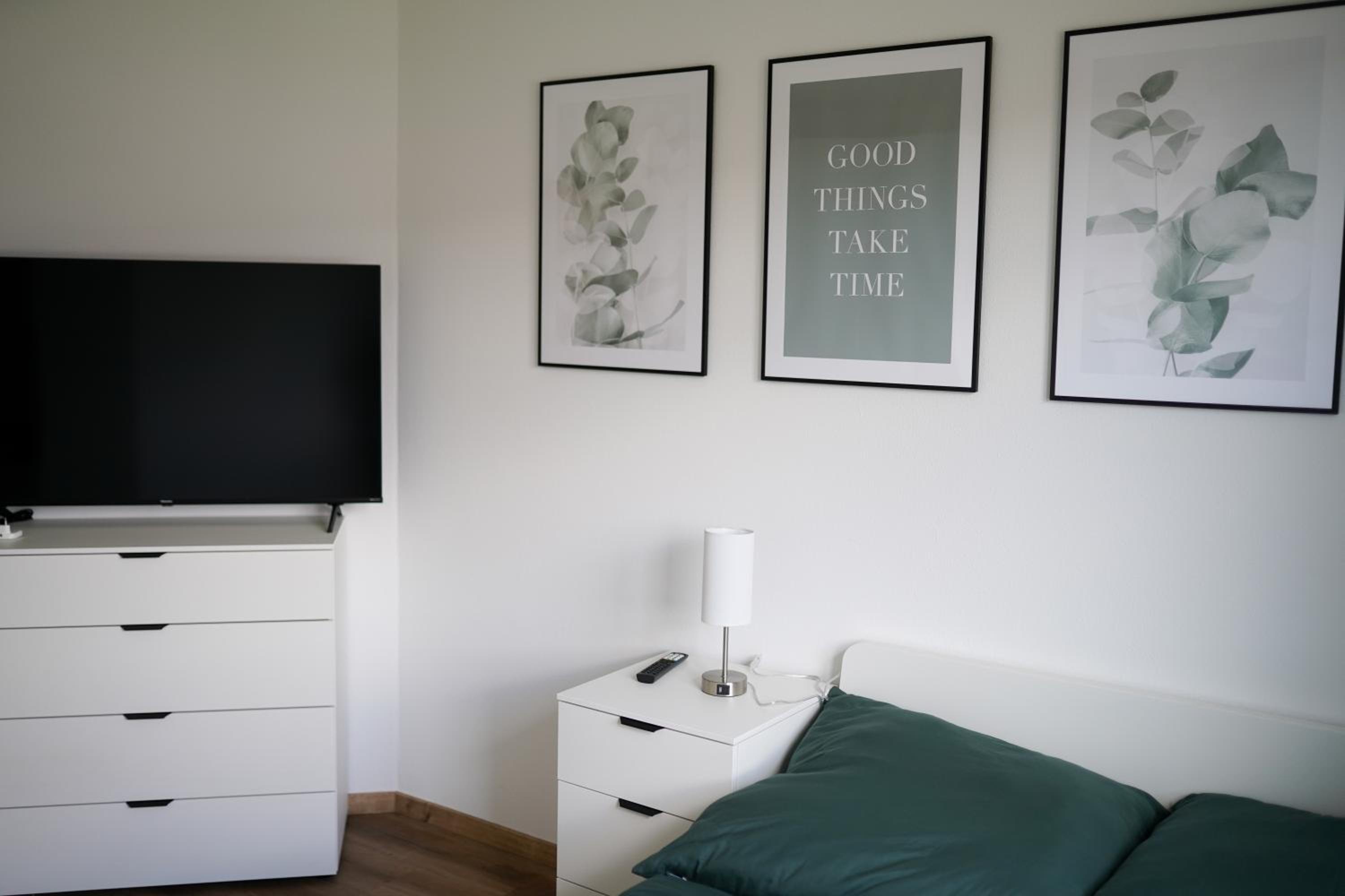 Moderne Bauernhof Wohnung mitten in der Natur