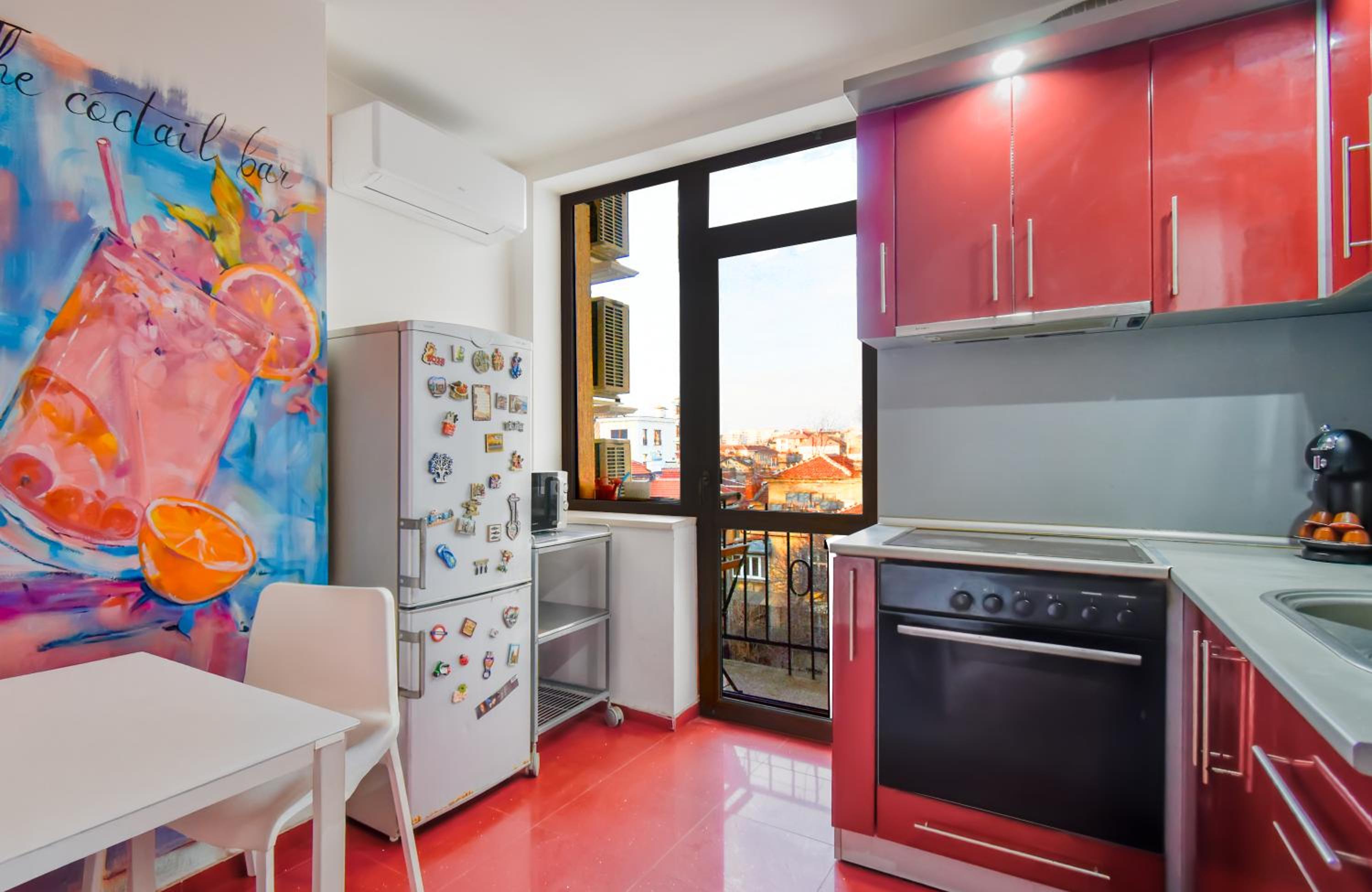Spacious 3BR in the Center - Kitchen Smart TV's