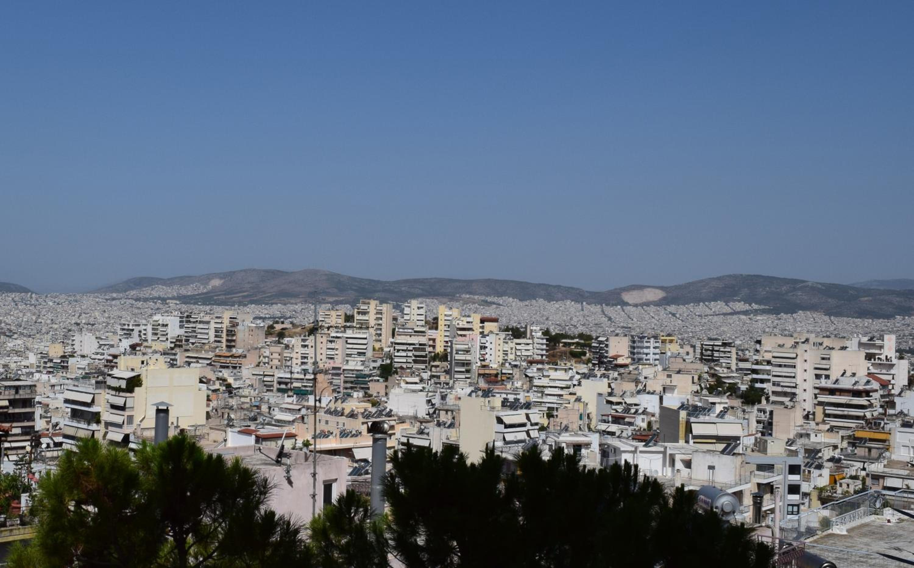Private pool & Panorama View on Athens center Hill