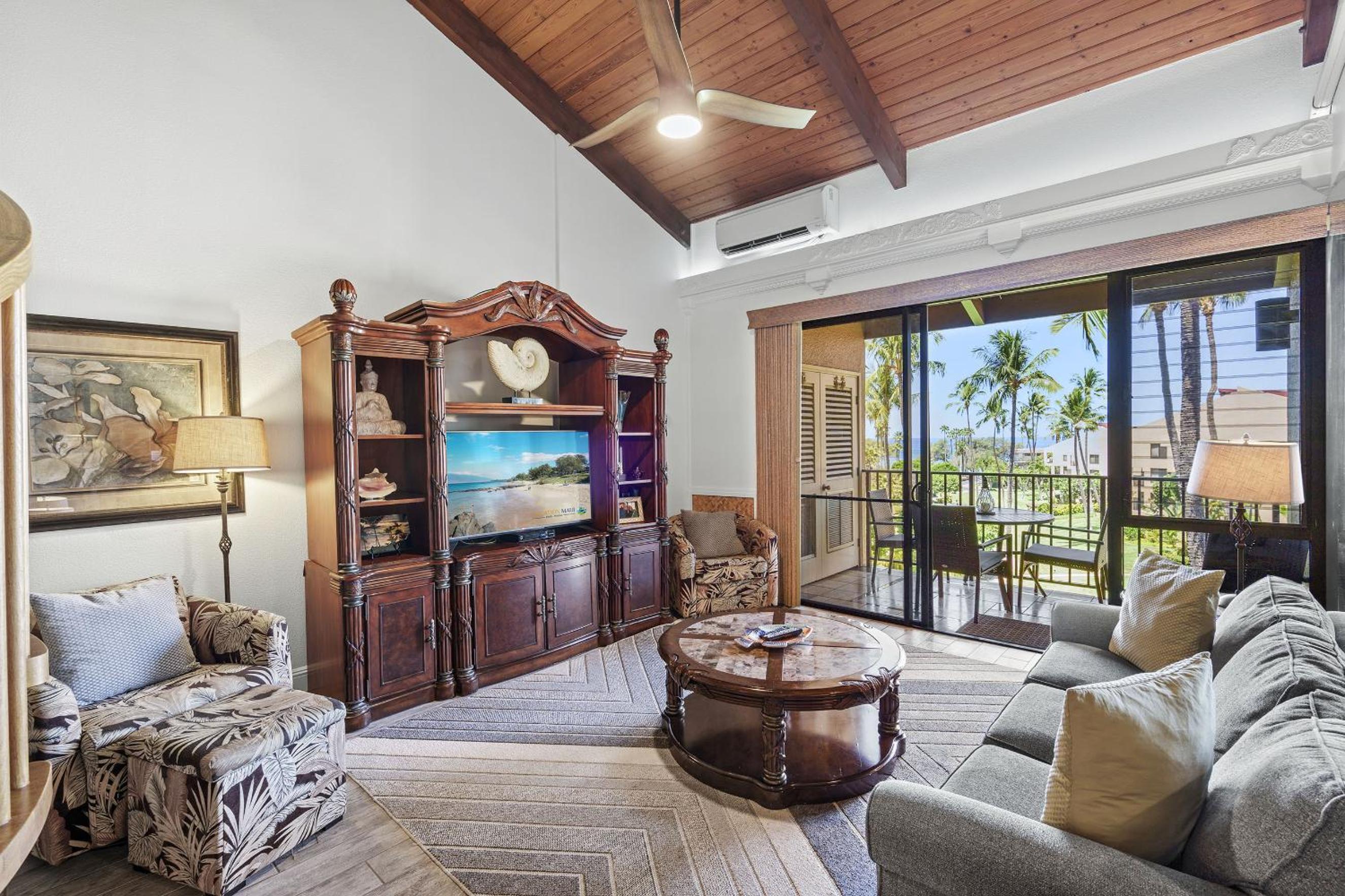 Discover Kamaole Sands 5-414: Penthouse Perfection w/Split AC, Ocean View, Wi-Fi