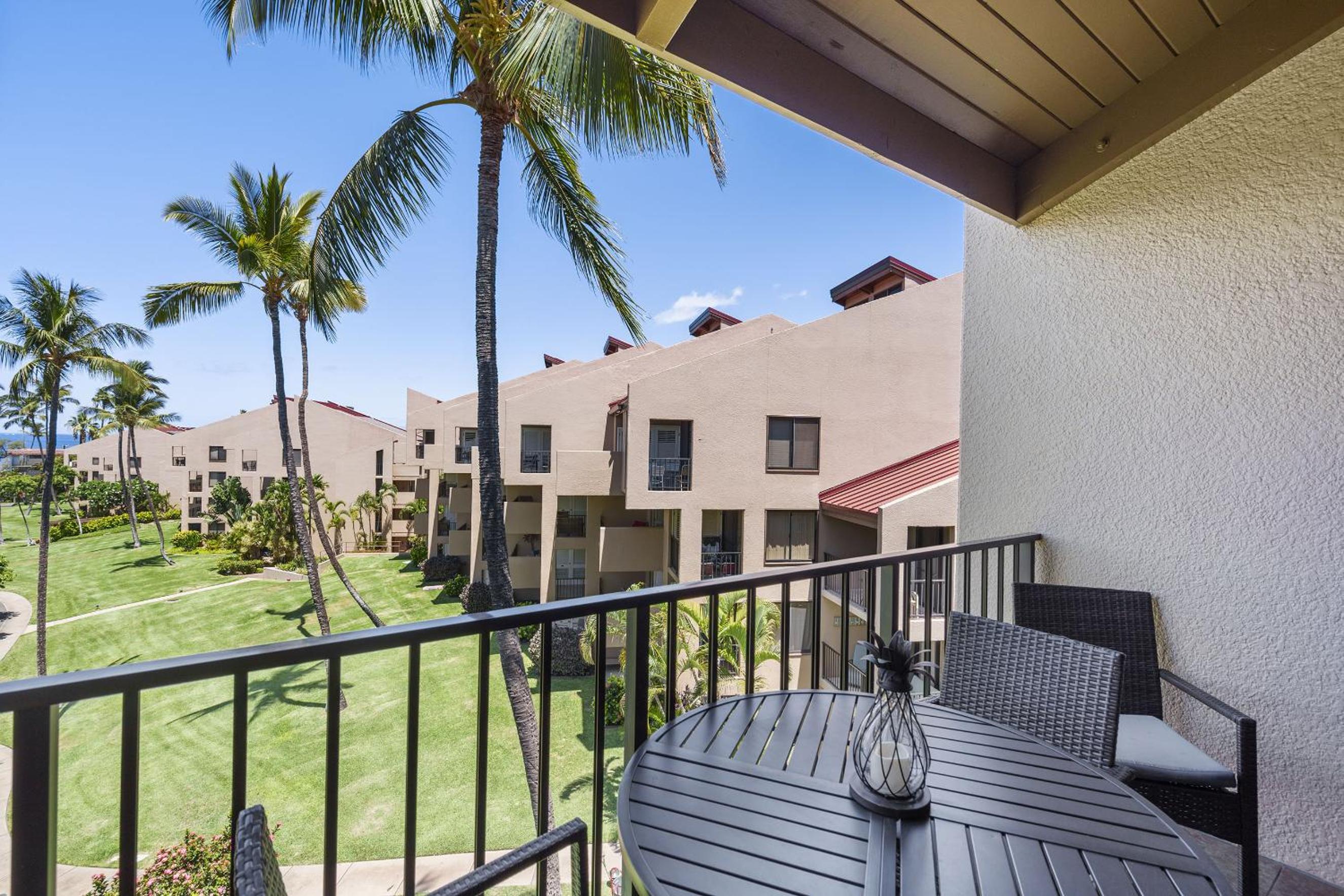 Discover Kamaole Sands 5-414: Penthouse Perfection w/Split AC, Ocean View, Wi-Fi