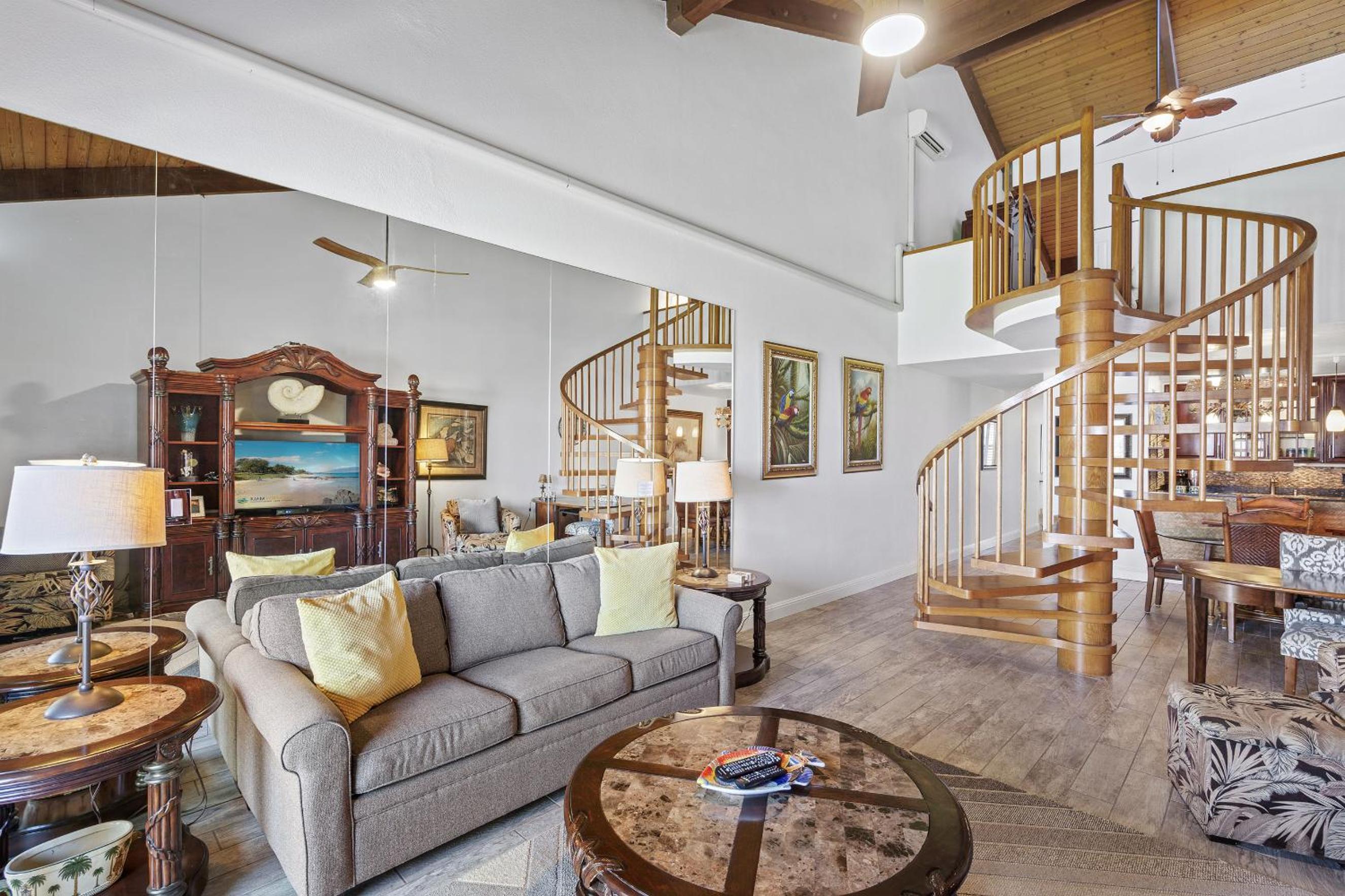 Discover Kamaole Sands 5-414: Penthouse Perfection w/Split AC, Ocean View, Wi-Fi