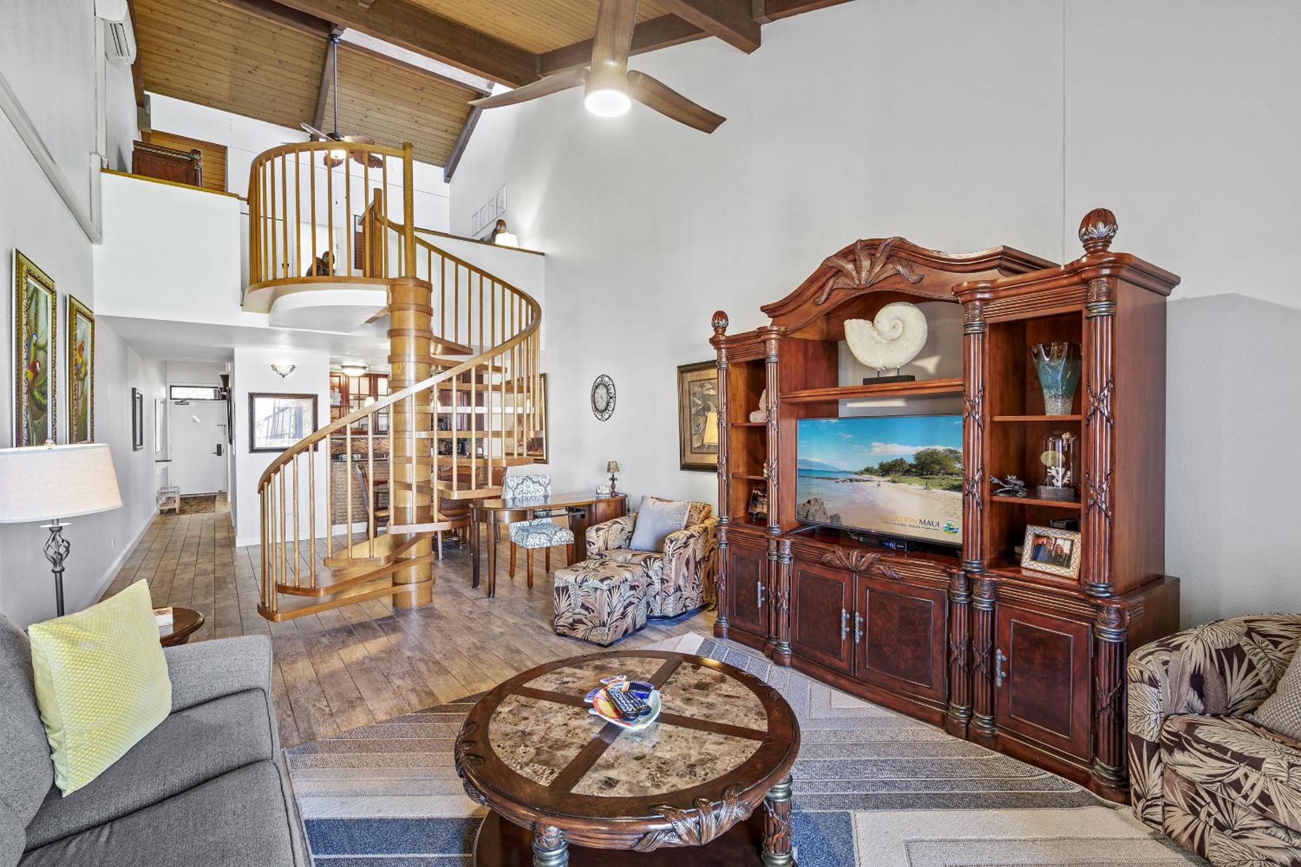Discover Kamaole Sands 5-414: Penthouse Perfection w/Split AC, Ocean View, Wi-Fi