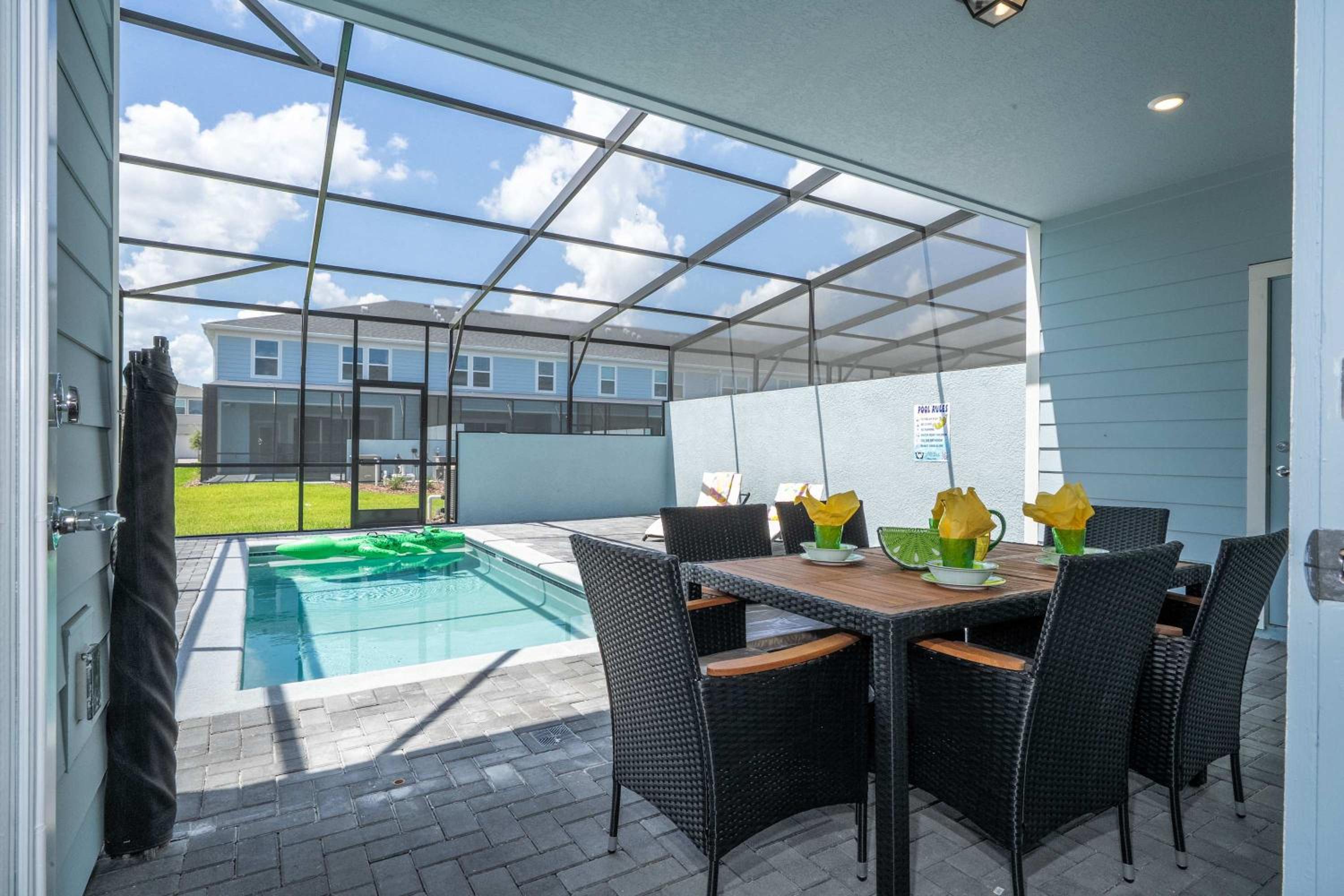 Magical 5BR w Pool Minutes from Disney 16161