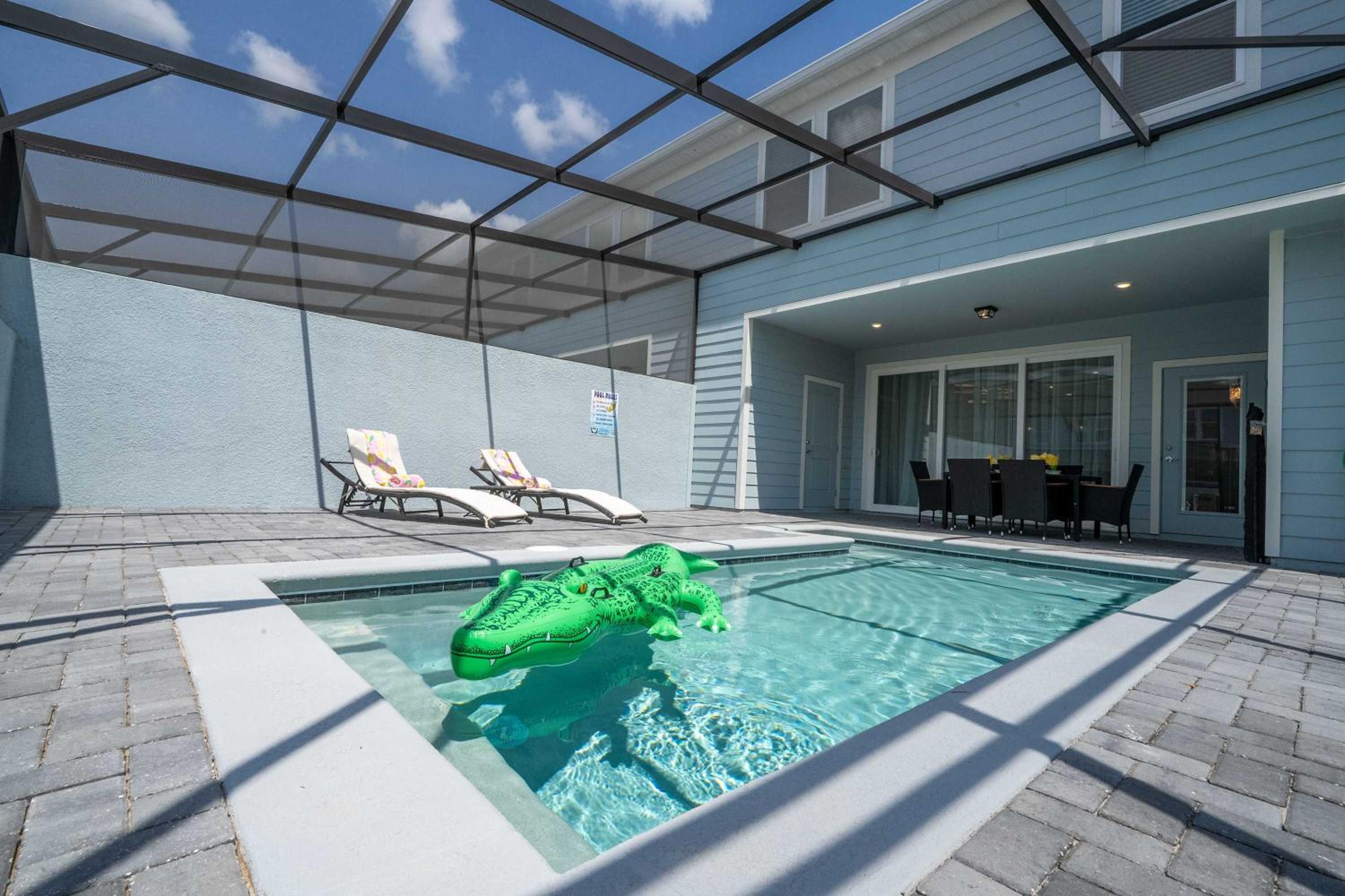 Magical 5BR w Pool Minutes from Disney 16161