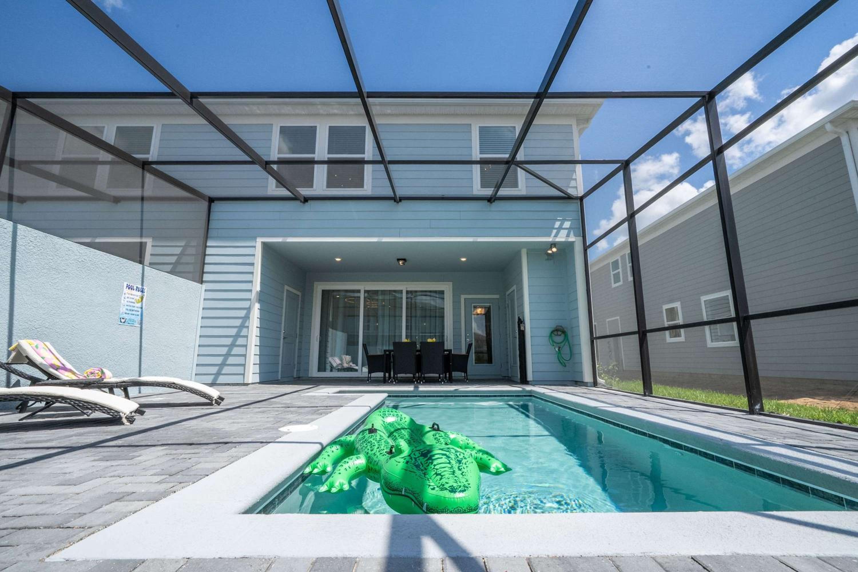 Magical 5BR w Pool Minutes from Disney 16161