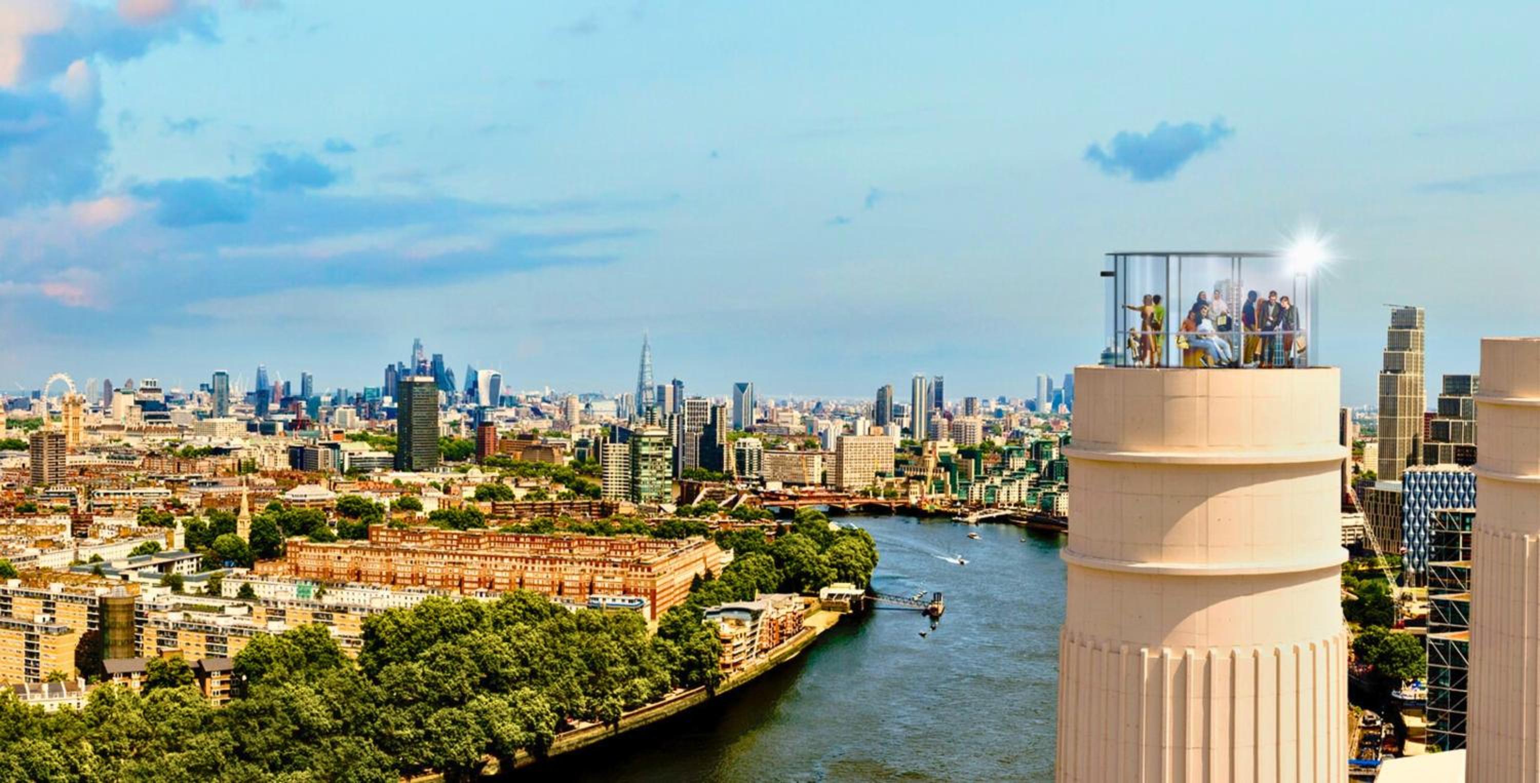 Battersea Power Station 2Bed 2Bath, Riverside Balcony Terrace, AC, 1000MB internet speed