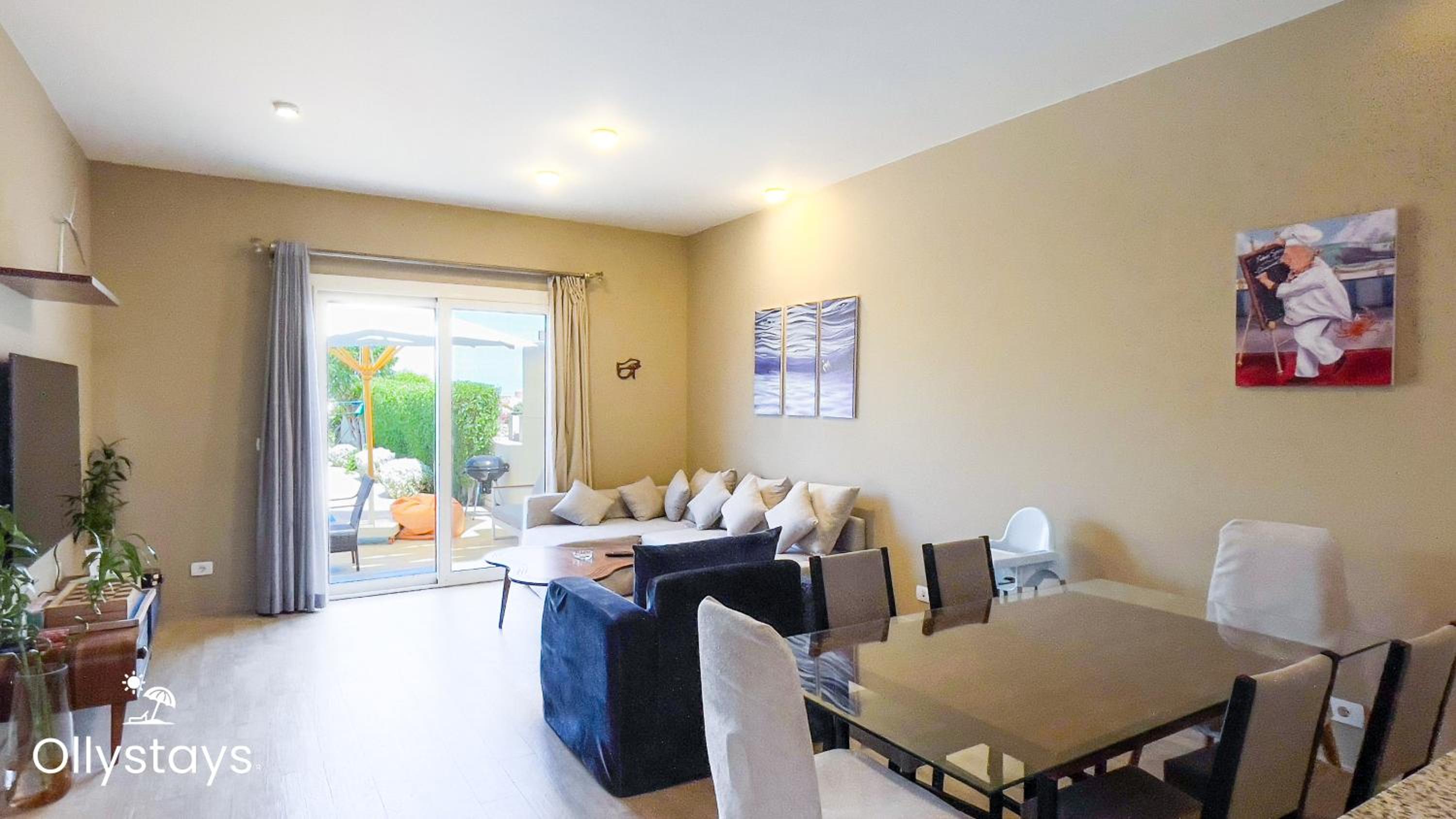Ollystays Seaview Villa 3BR Heated Pool GYM-Joubal El Gouna