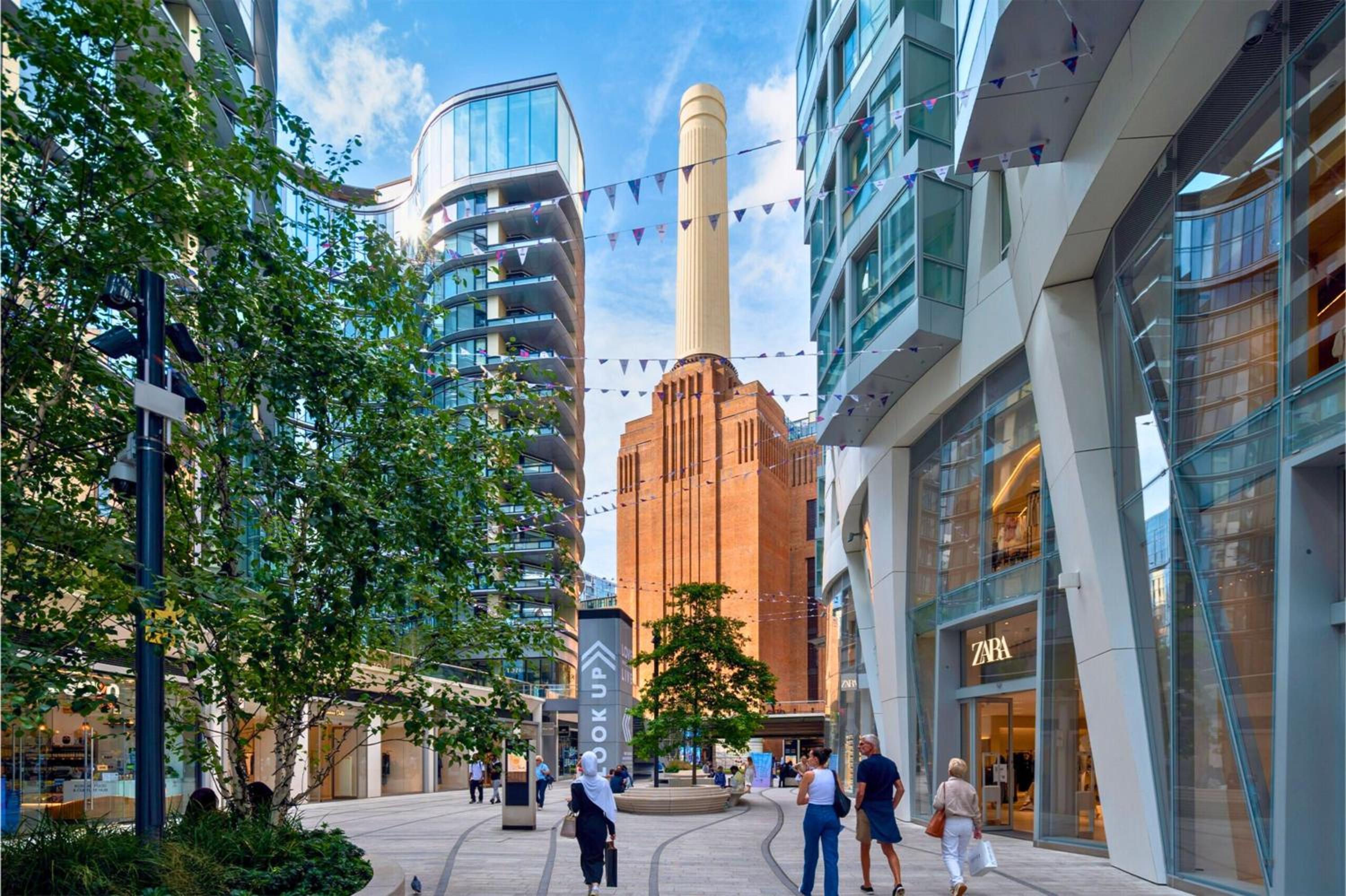 Battersea Power Station 2Bed 2Bath, Riverside Balcony Terrace, AC, 1000MB internet speed