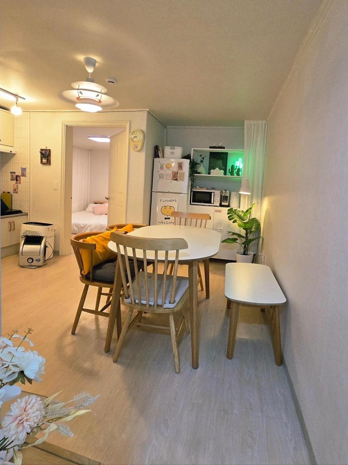 HAPPY STAY in seoul near kspo dome, #LotteTower #FreeParking #7NightsAirportPickup #GroupStay #DDP #Jongno #6PeopleAccommodation #8MinFromDunchonStation