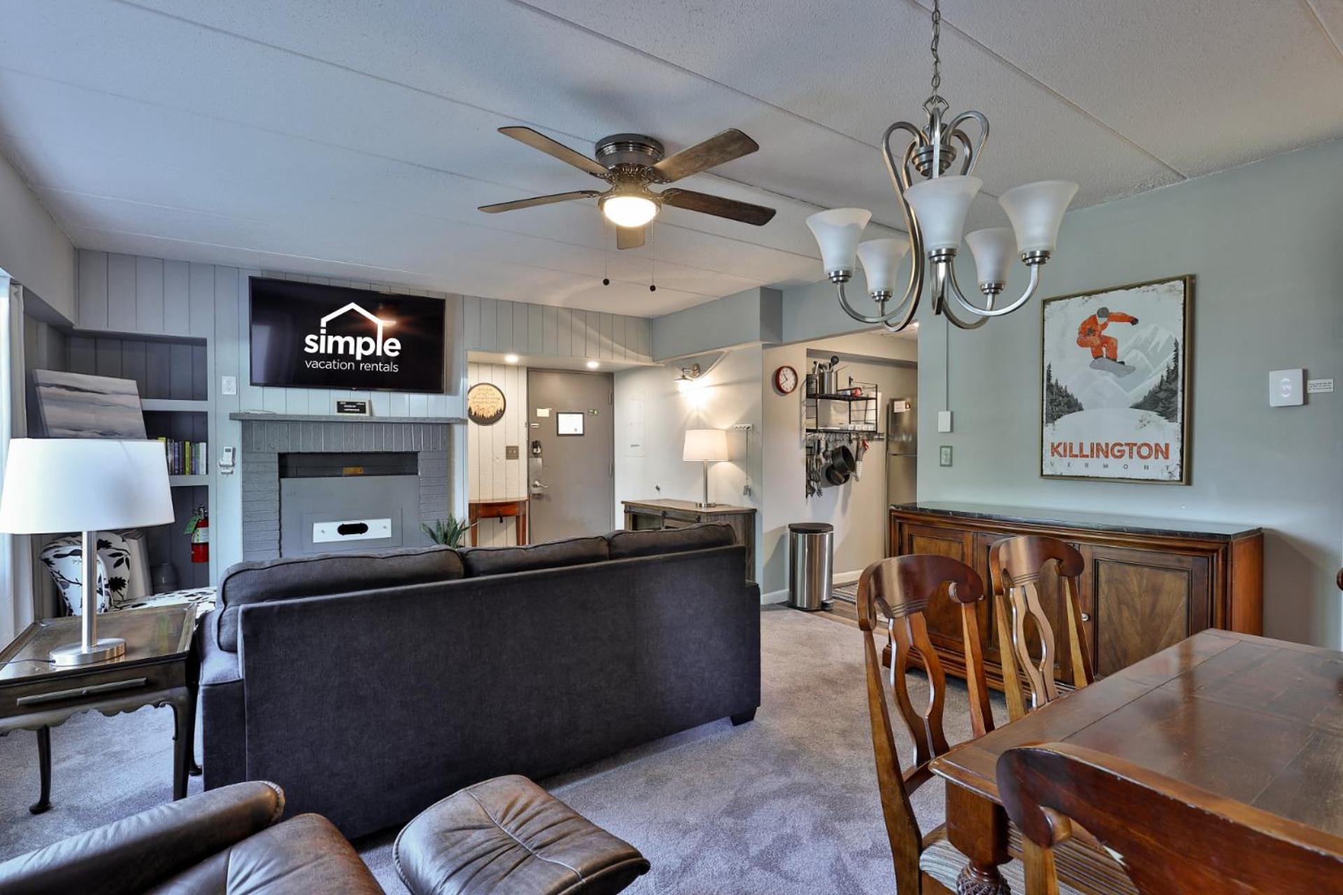 The Snowshed Steps at Mt Green - Walk-to-Lifts Ski Condo with Pools, AC, Fireplace & Shuttle!