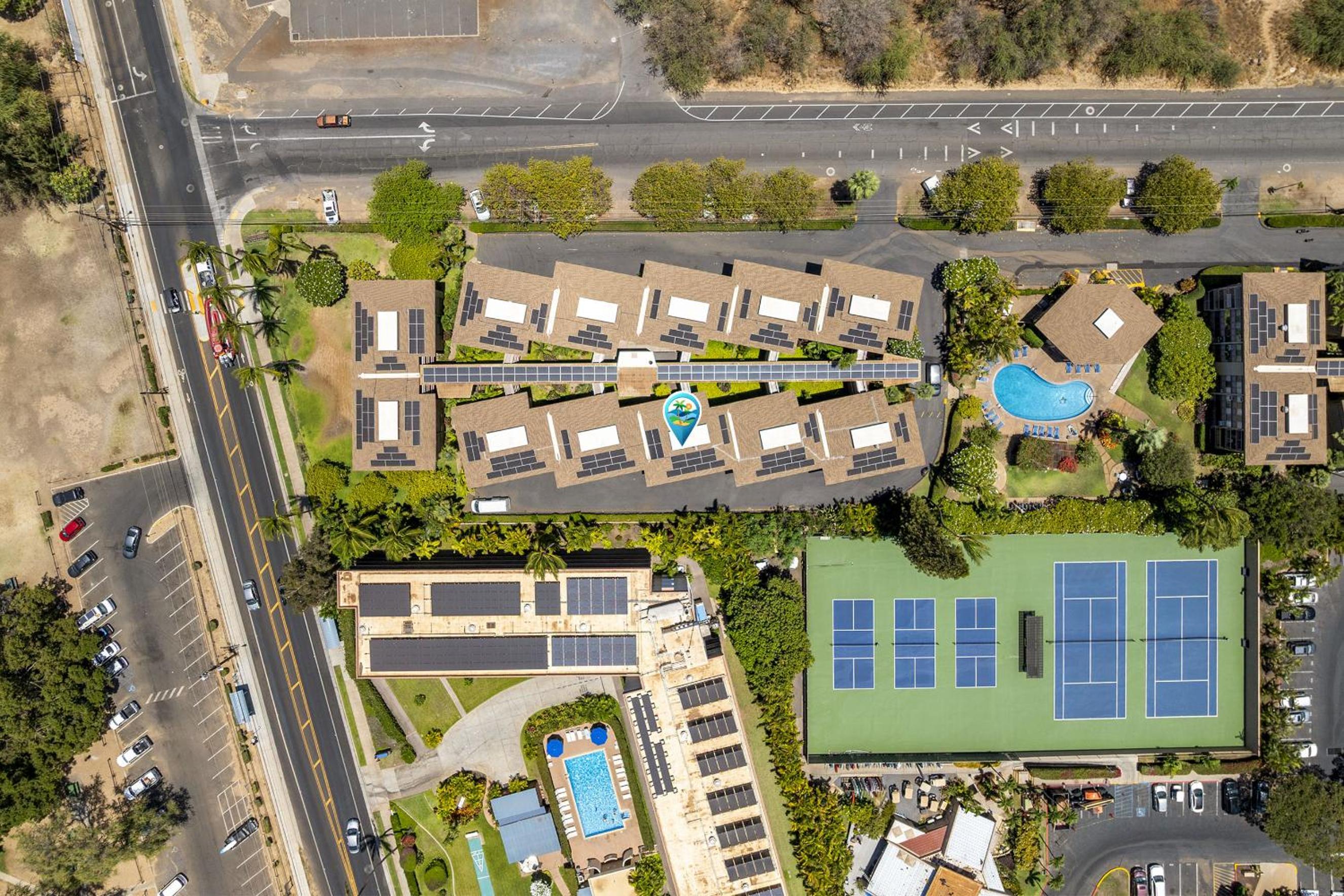 Haleakala Shores A-308 - Ocean/Mountain Views, Stylish 2br/2ba, Lanai, AC, Wi-Fi