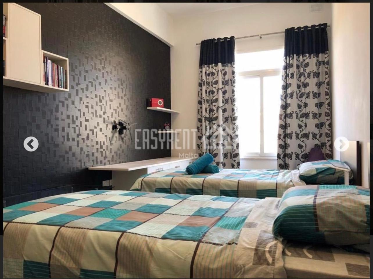 Serenity Large 4 bedroom 2 bathroom- in Swieqi over a valley