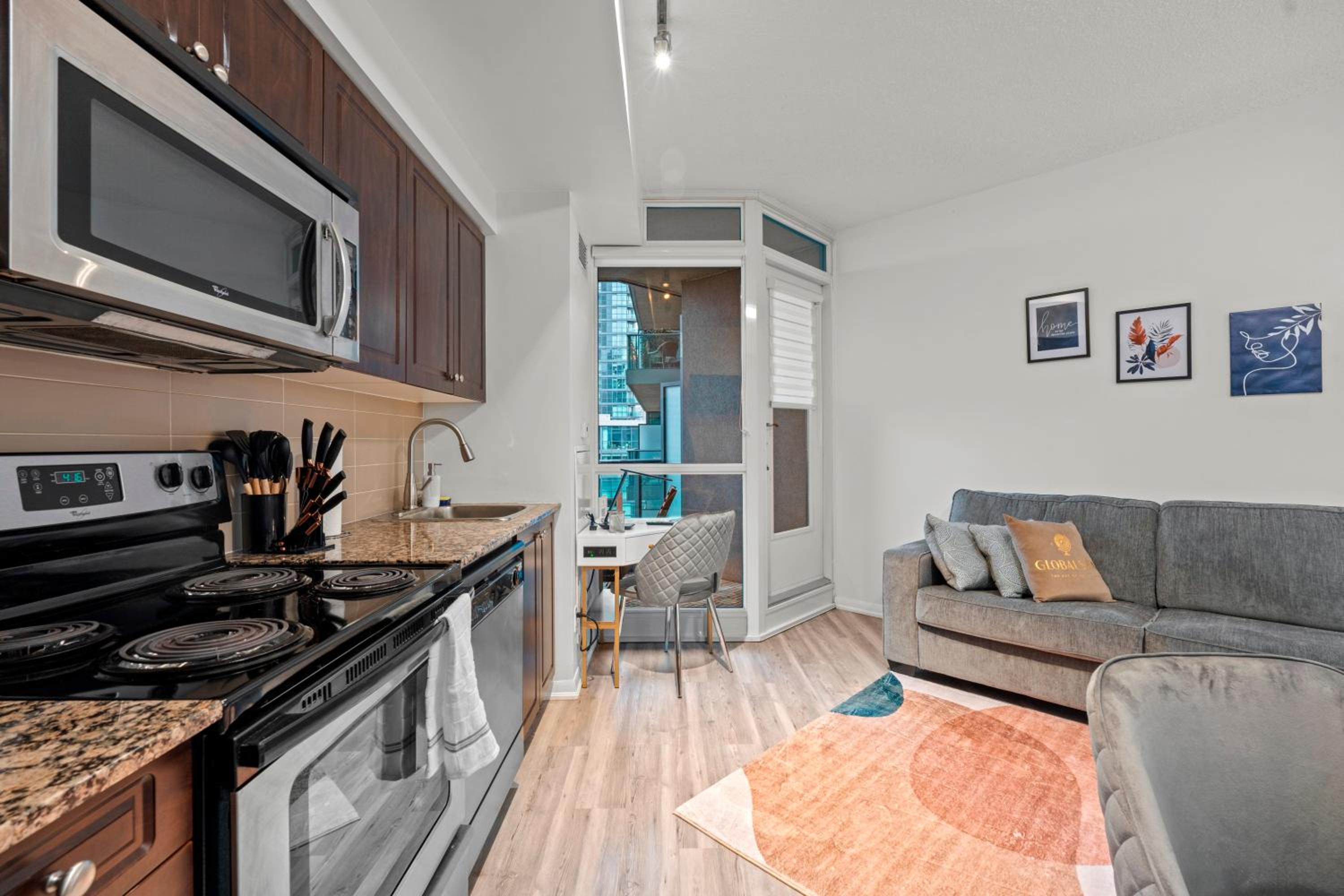 Superior 1Bd & DEN Apartment with Balcony