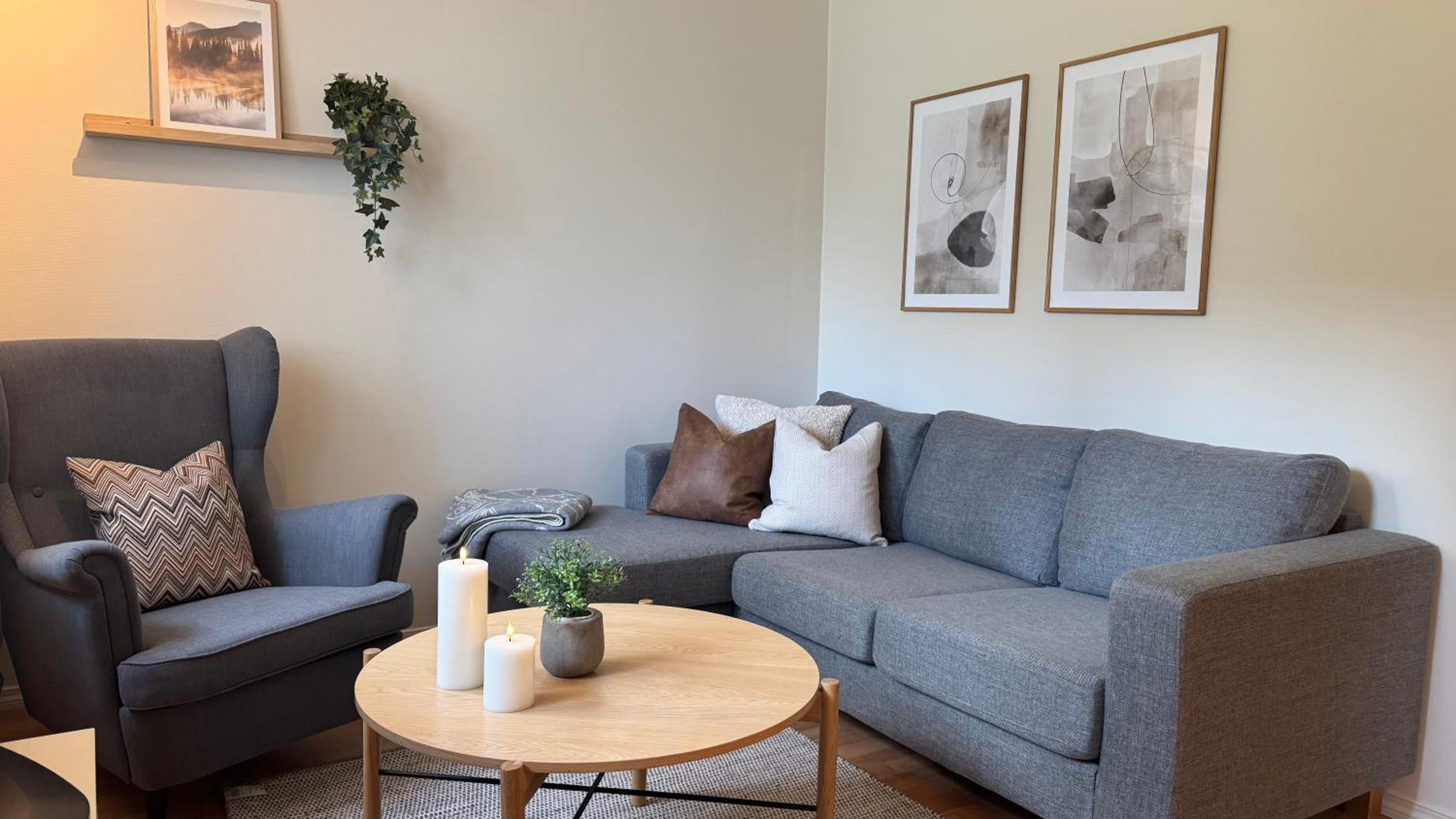 Romslig leilighet med 2 soverom - GRATIS PARKERING
