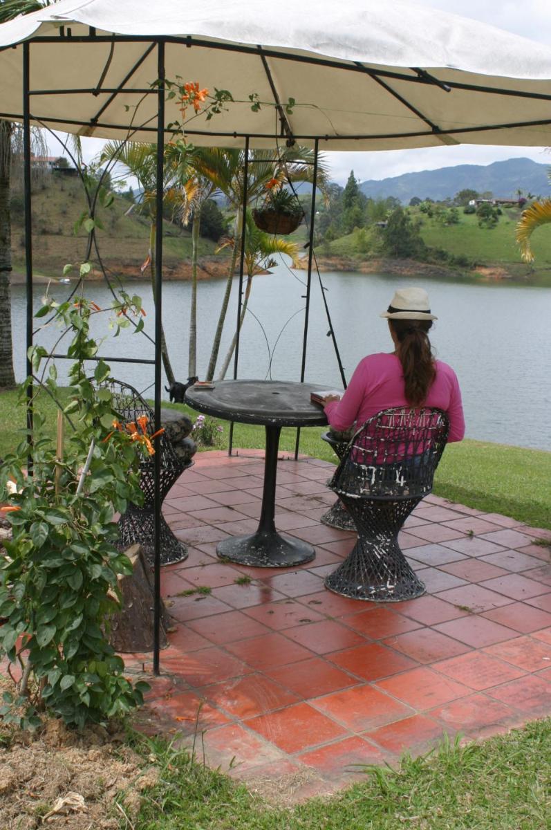 outdoor BBQ area