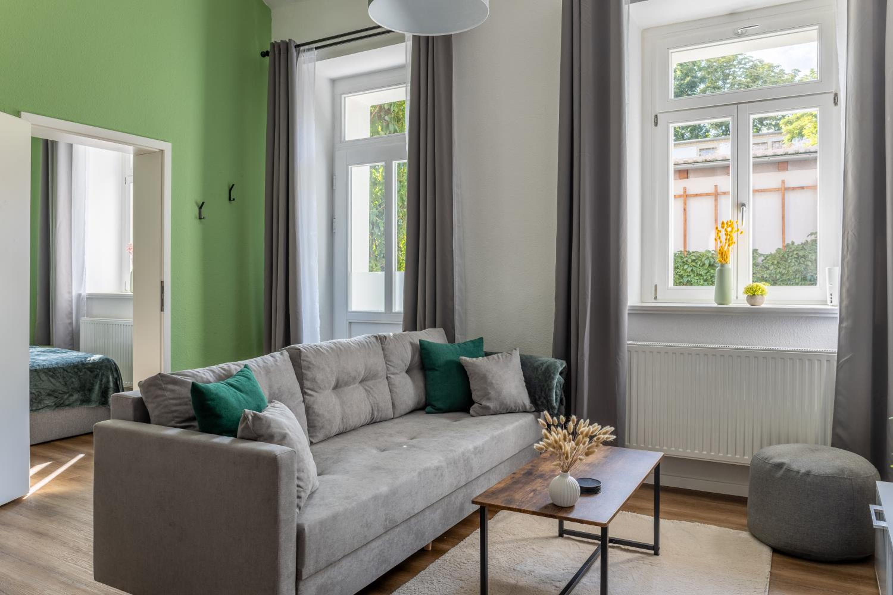 CoView - Dresden Neustadt - Küche - Terrasse - Highspeed Wlan