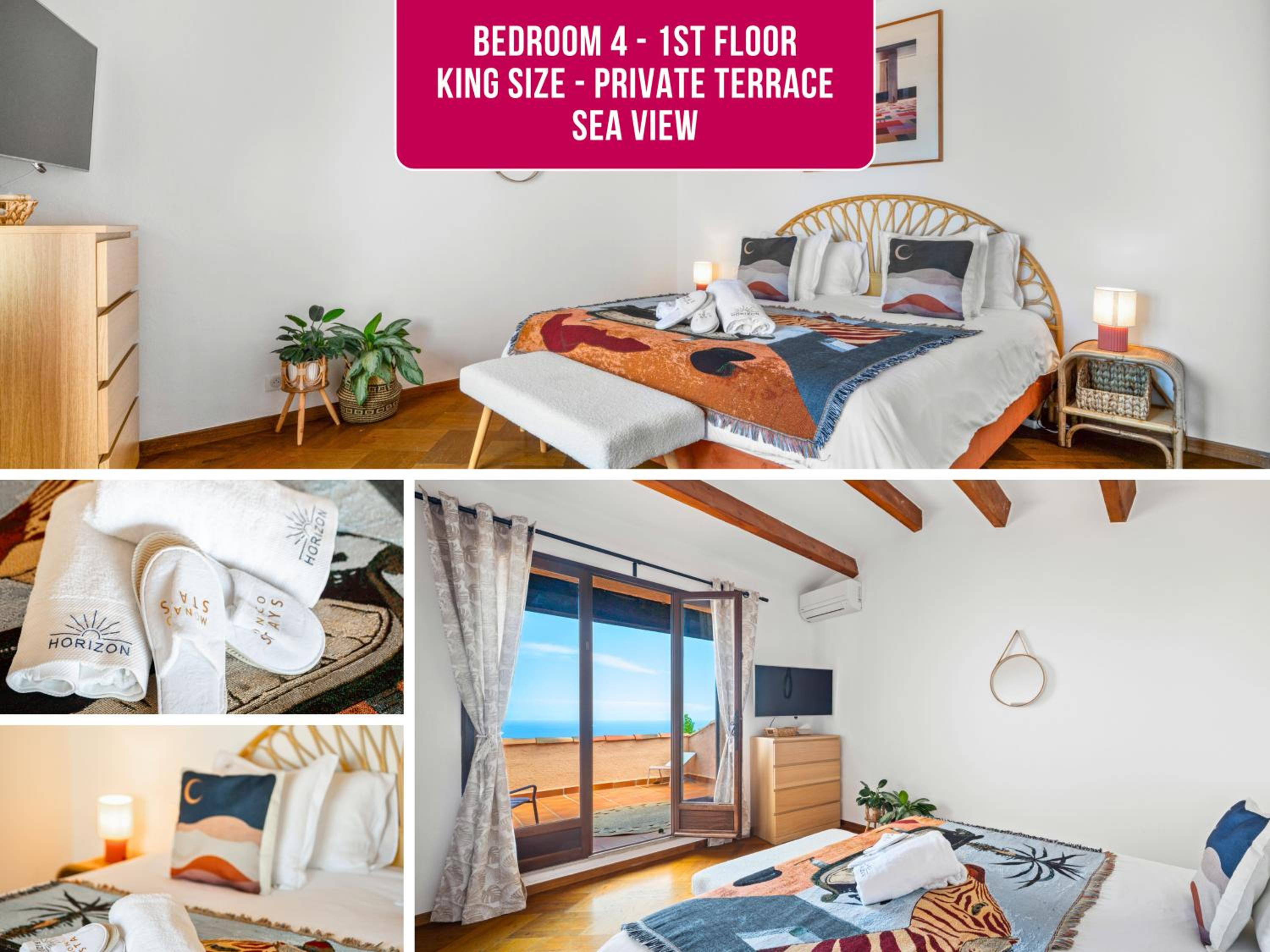 MONTE-CARLO MASTERS - Villa Horizon - 5min from Monaco - A bird's-eye view of Monaco and Mediterranean - Ideal Groups & Families - Parking - Private Garden