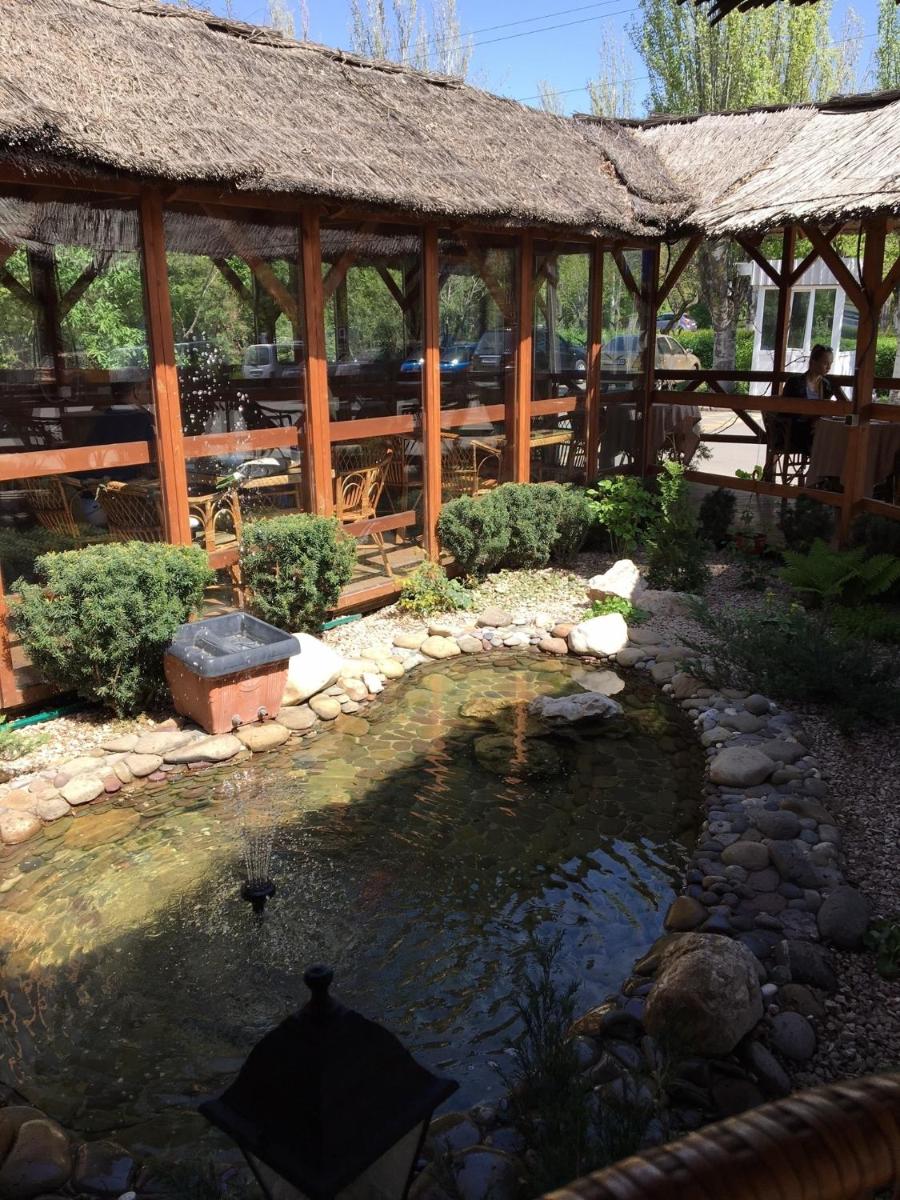 outdoor BBQ area