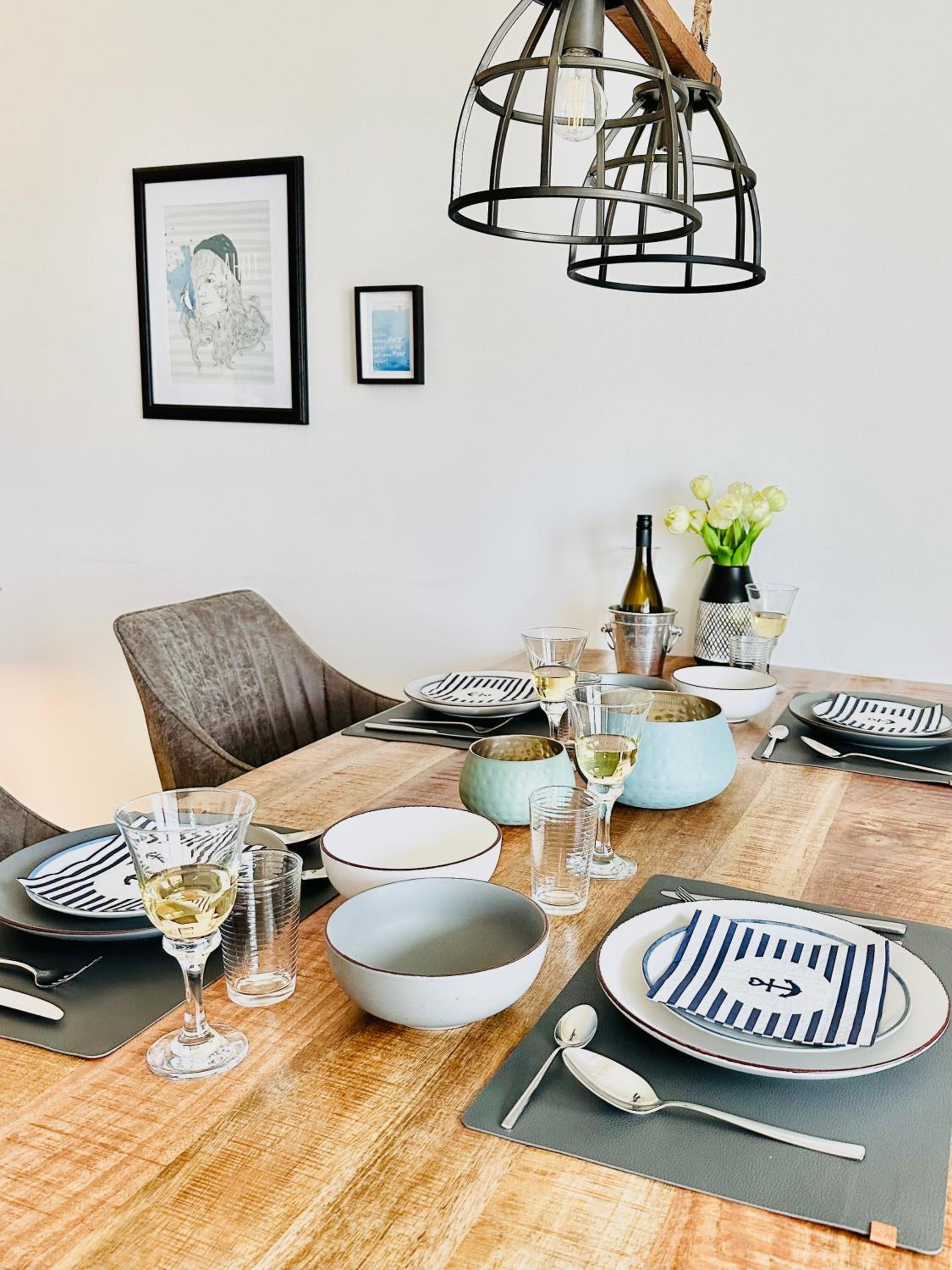 Nordlicht, Olpenitz - moderne Ferienwohnung in direkter Strandnähe mit eigenem Eingang, Sauna, Kaminofen, Terrasse und Parkplatz
