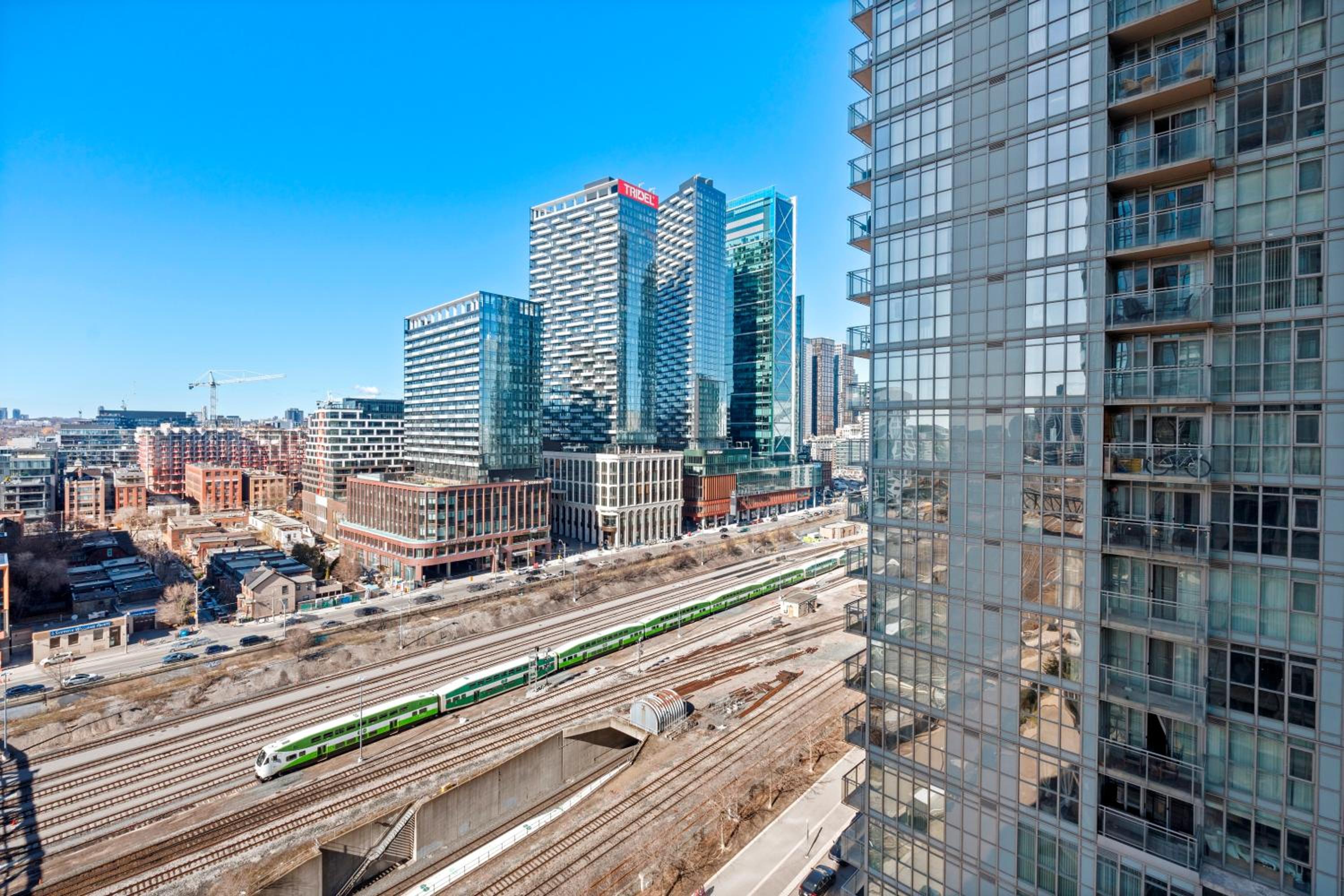 City and Lake View 1 Bedroom plus Den Condo Iceboat Terrace Downtown Toronto