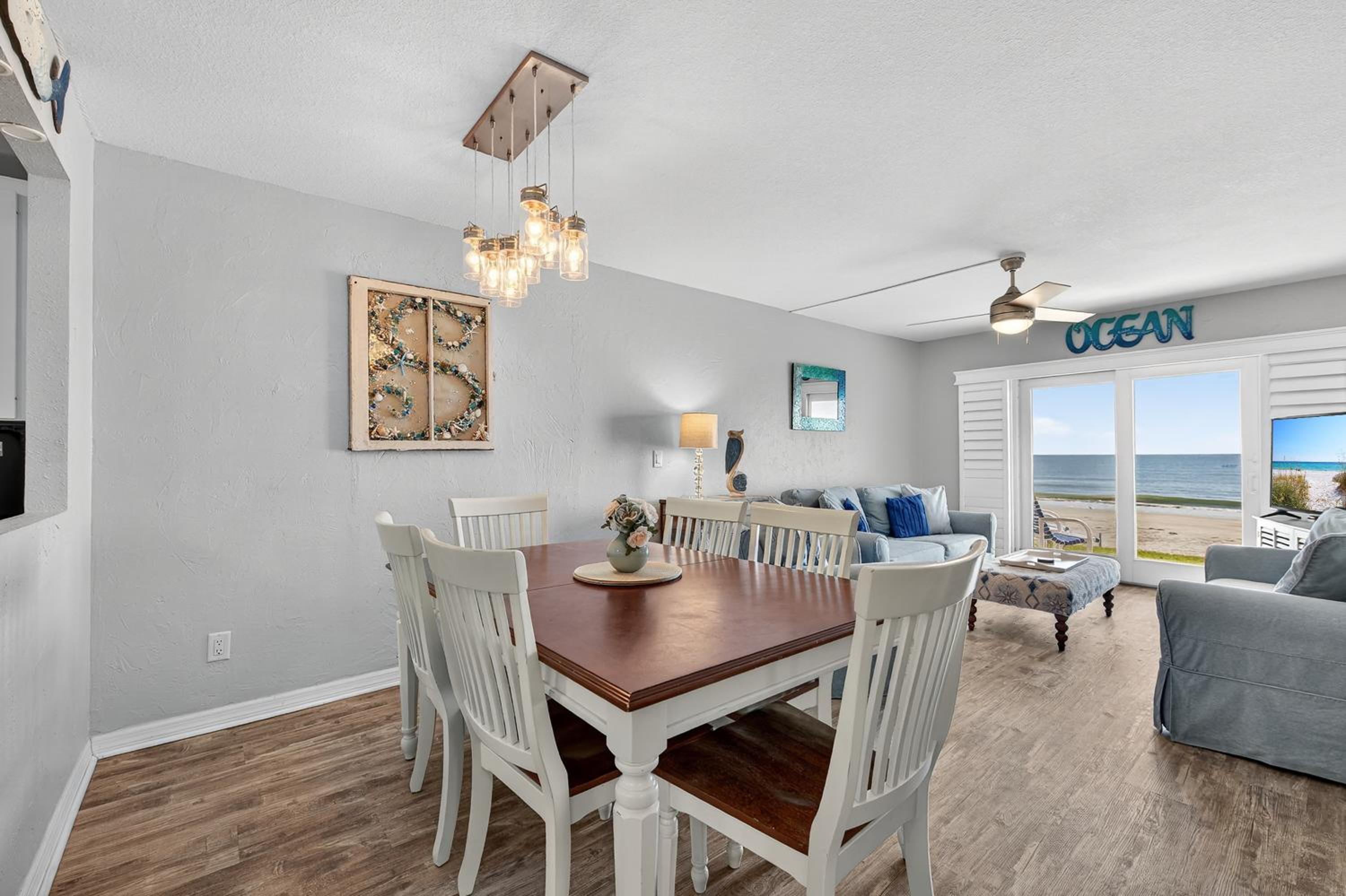 Oceanfront ground floor patio with unbelievable views! Complex has amenities for the whole family!