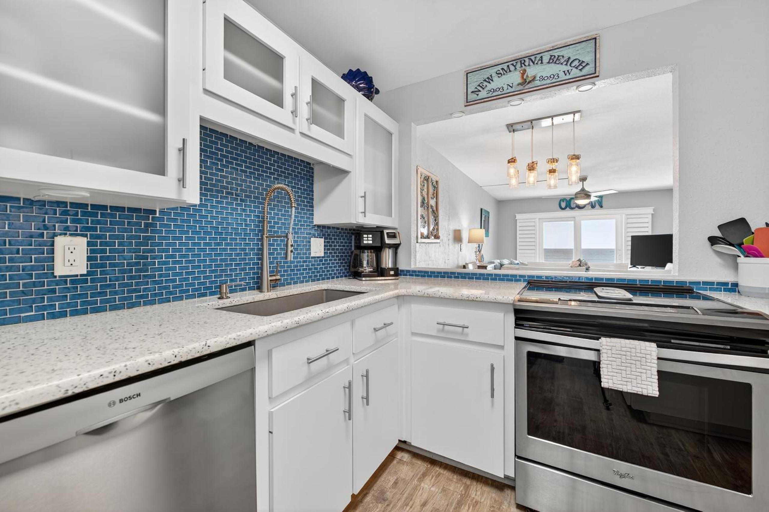 Oceanfront ground floor patio with unbelievable views! Complex has amenities for the whole family!
