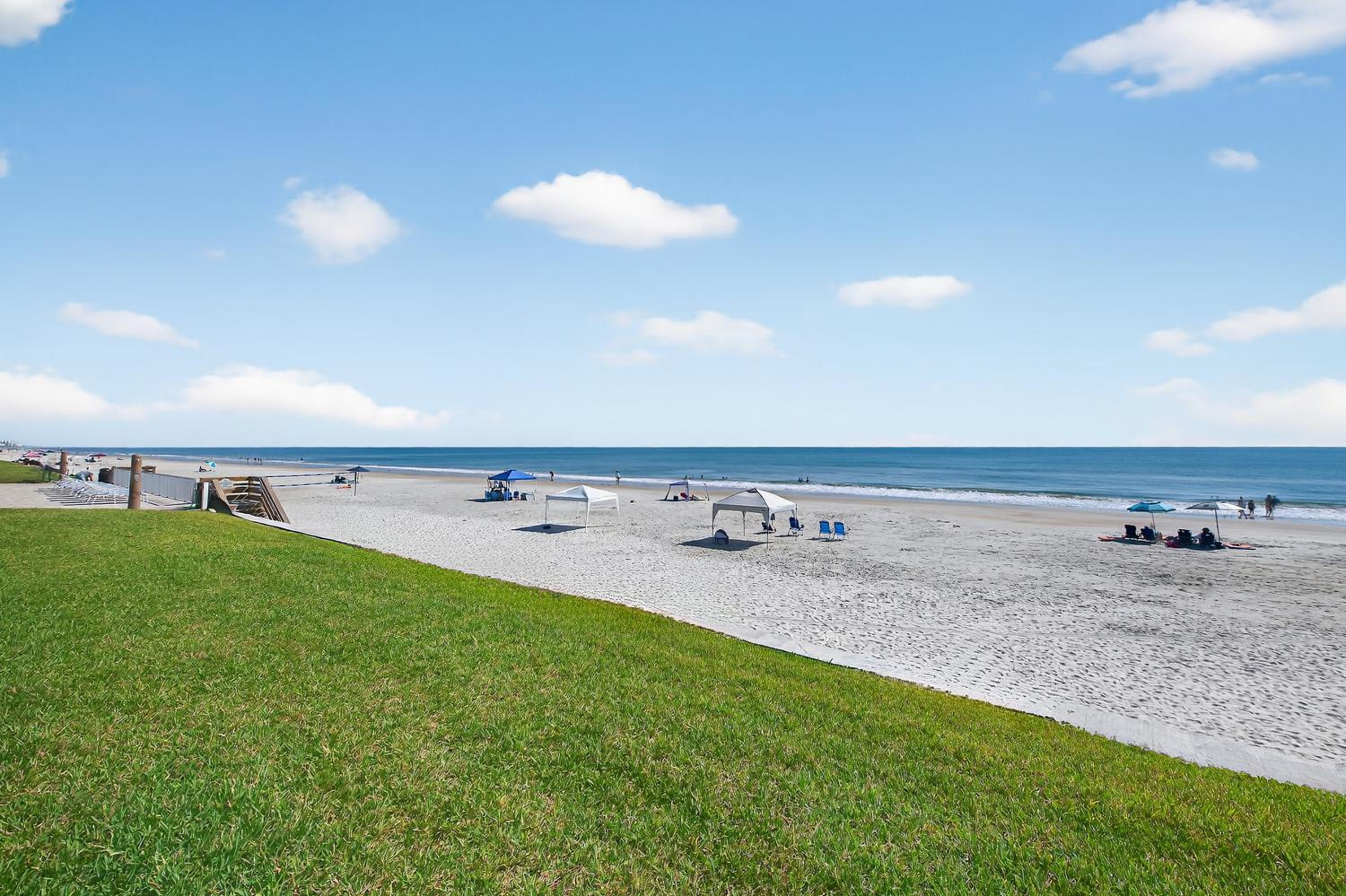 Oceanfront ground floor patio with unbelievable views! Complex has amenities for the whole family!