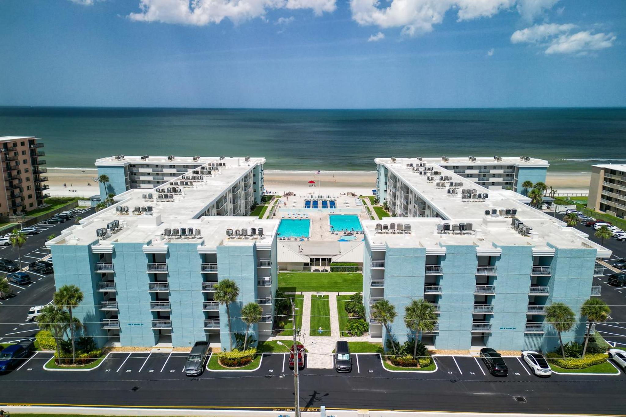 Oceanfront ground floor patio with unbelievable views! Complex has amenities for the whole family!
