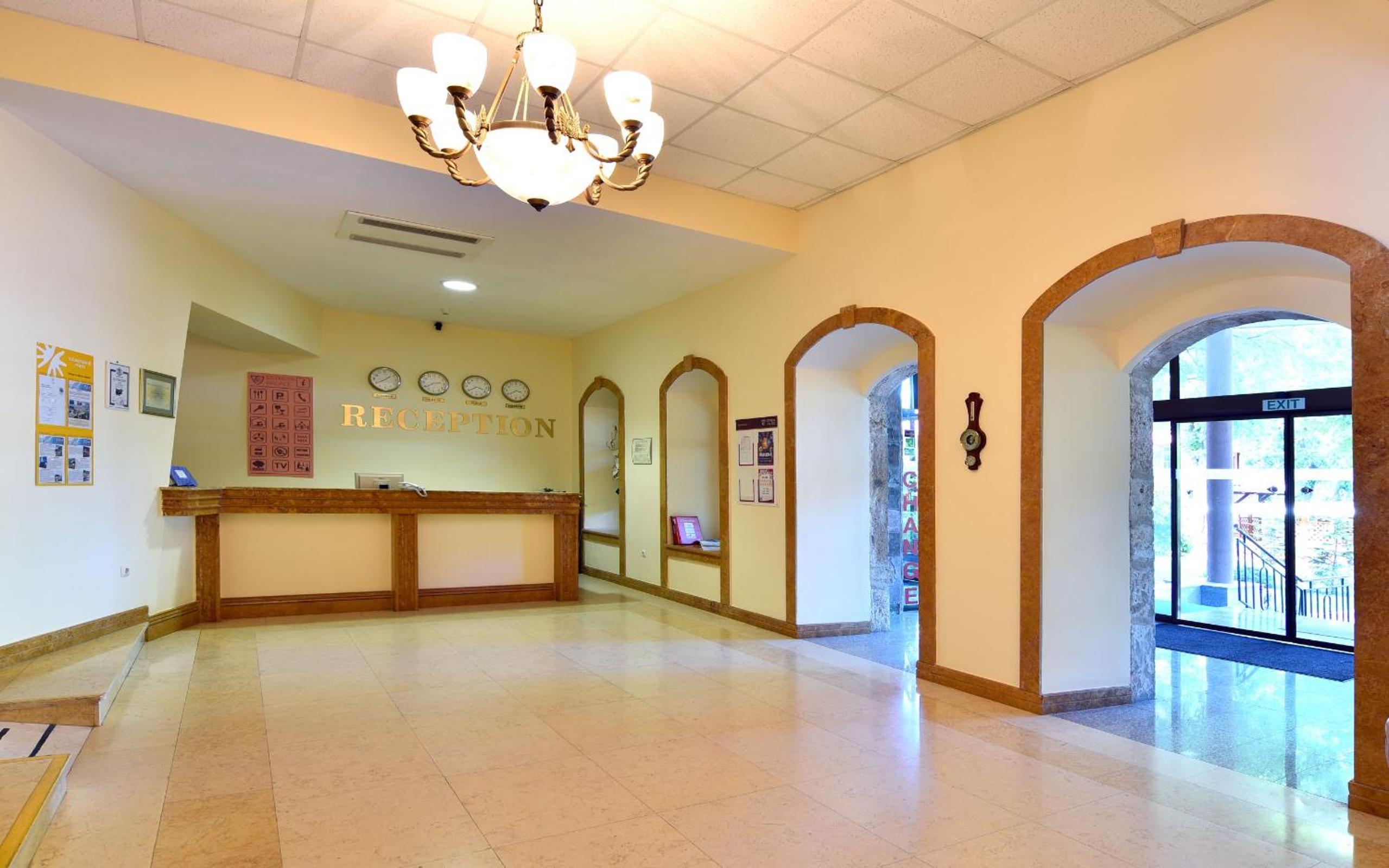 hotel reception