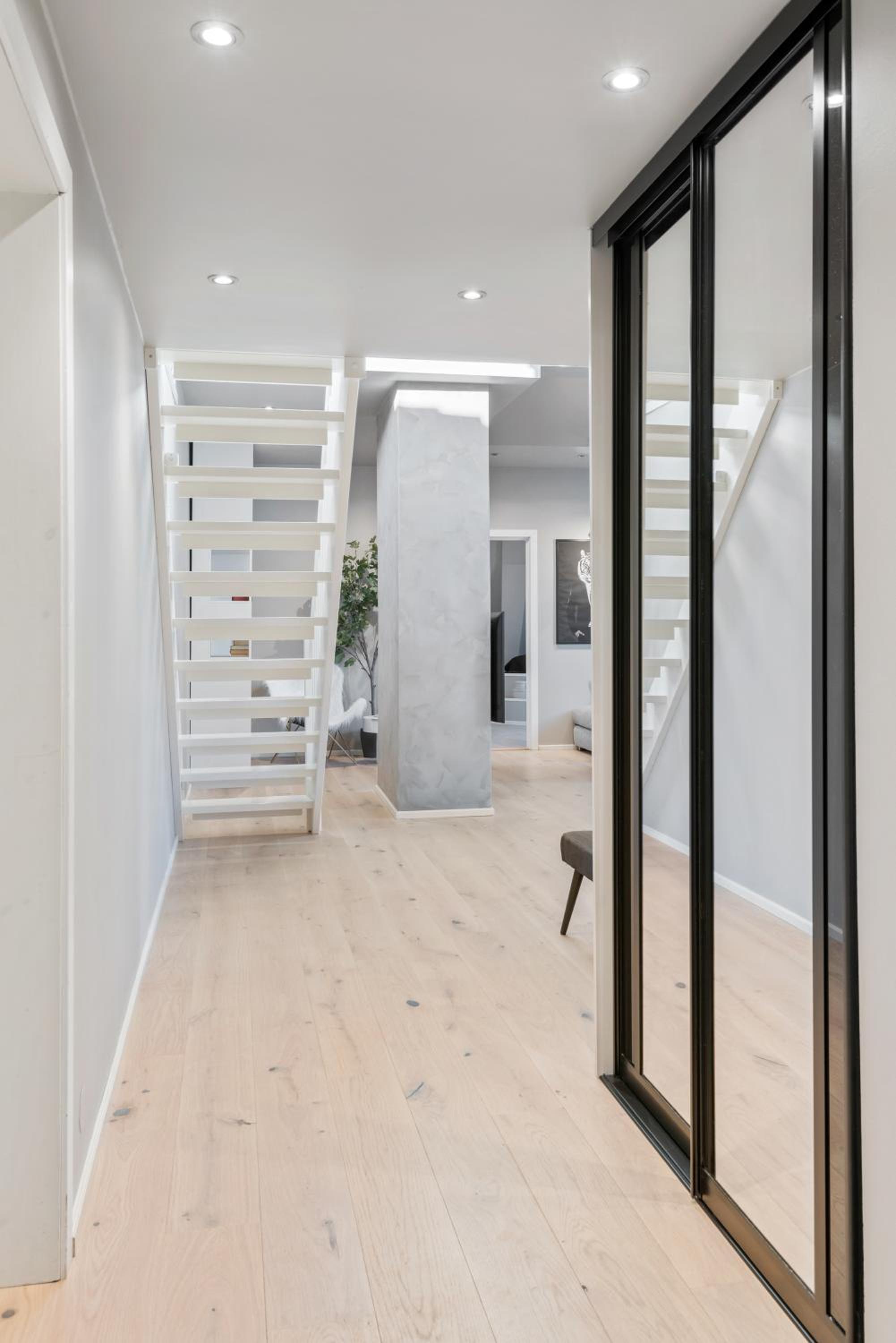 Two bedroom penthouse with large living room and rooftop in the city centre of Trondheim