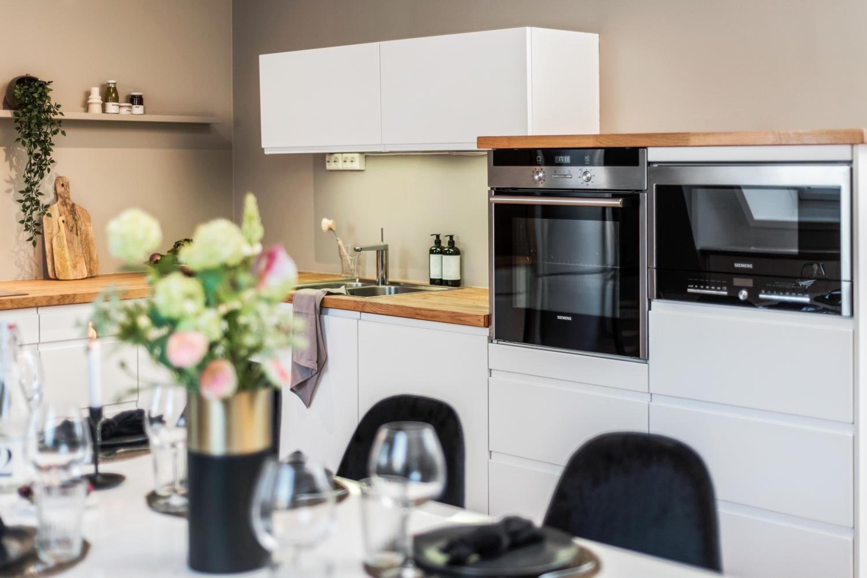 Two bedroom penthouse with large living room and rooftop in the city centre of Trondheim
