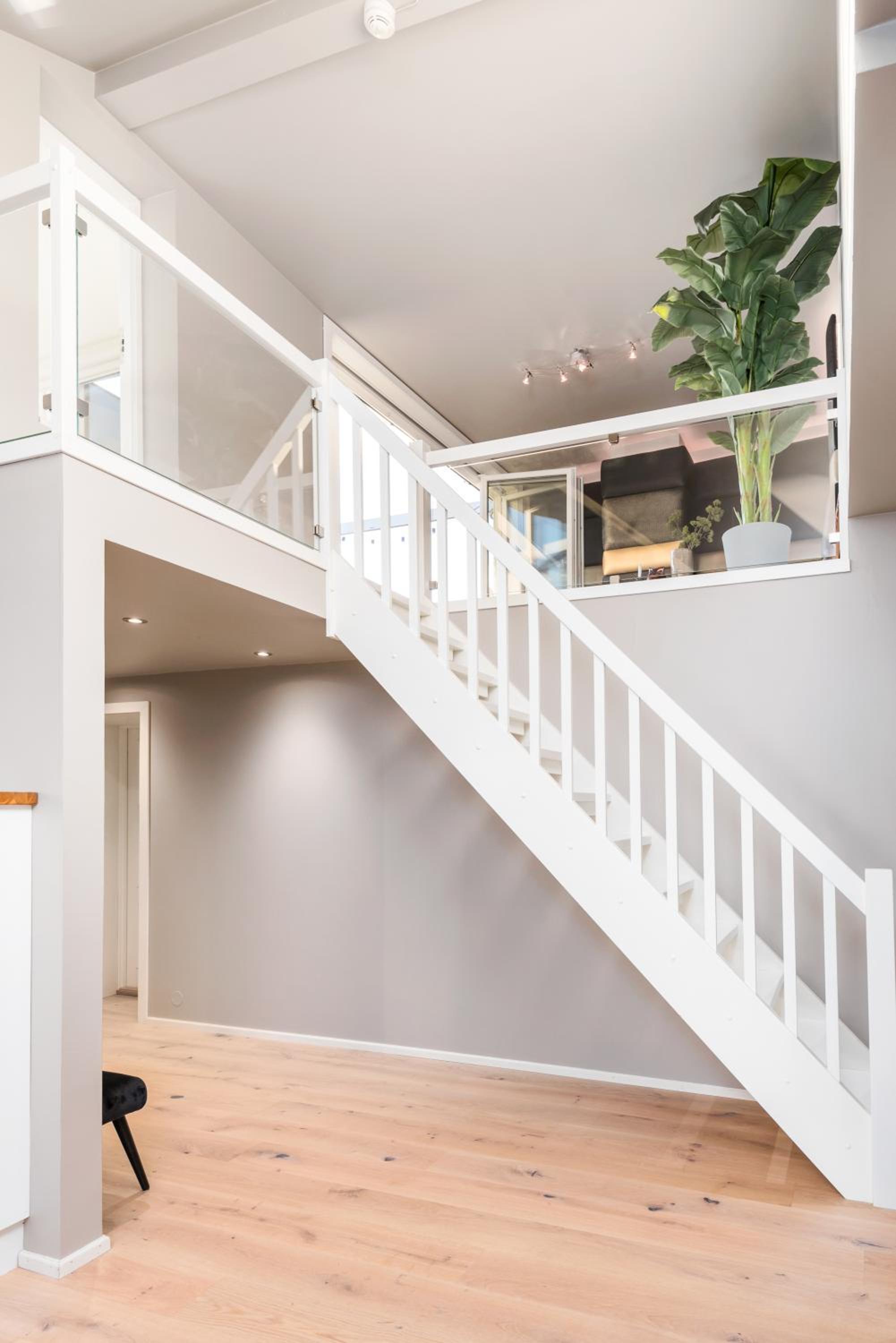 Two bedroom penthouse with large living room and rooftop in the city centre of Trondheim