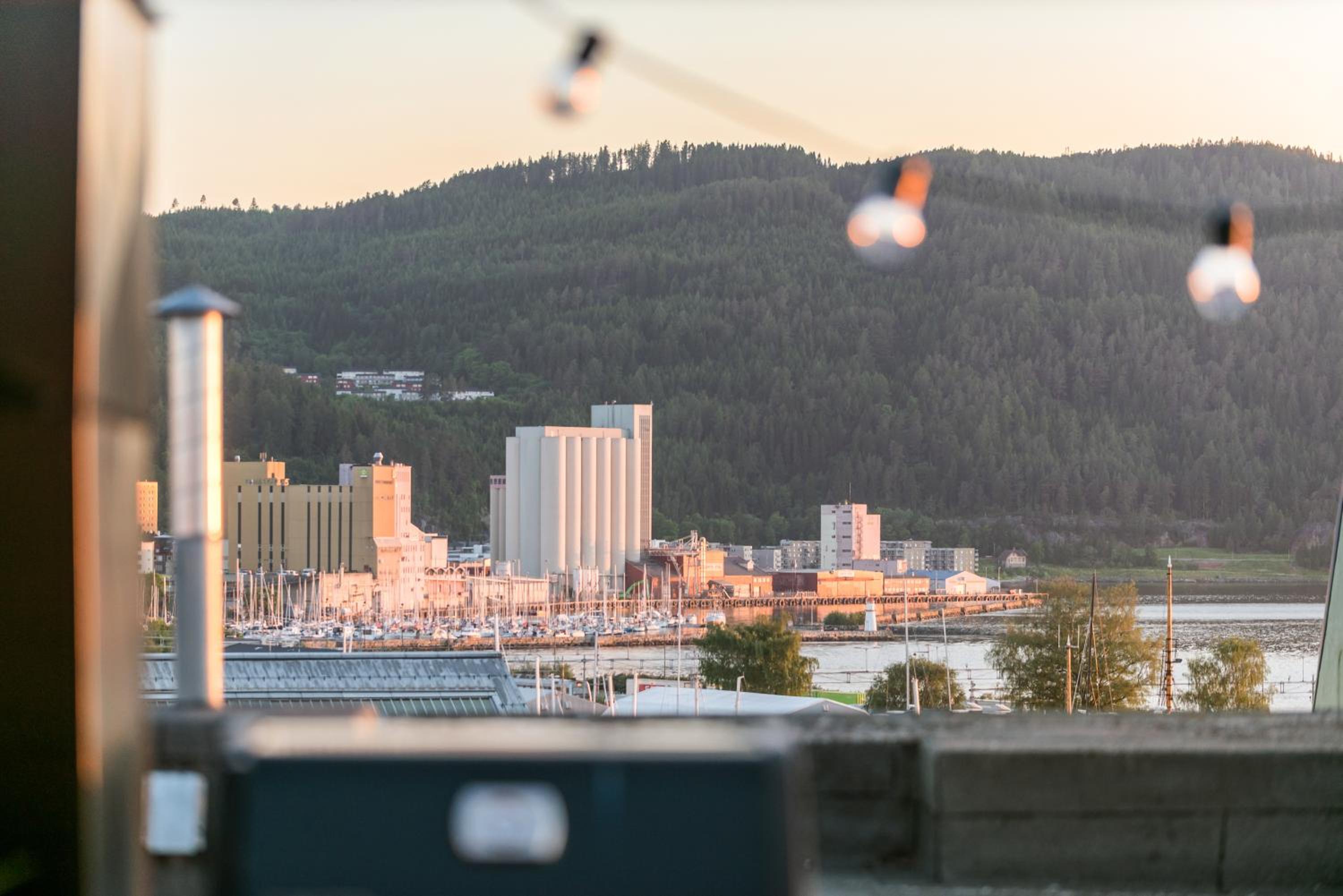 Two bedroom penthouse with large living room and rooftop in the city centre of Trondheim