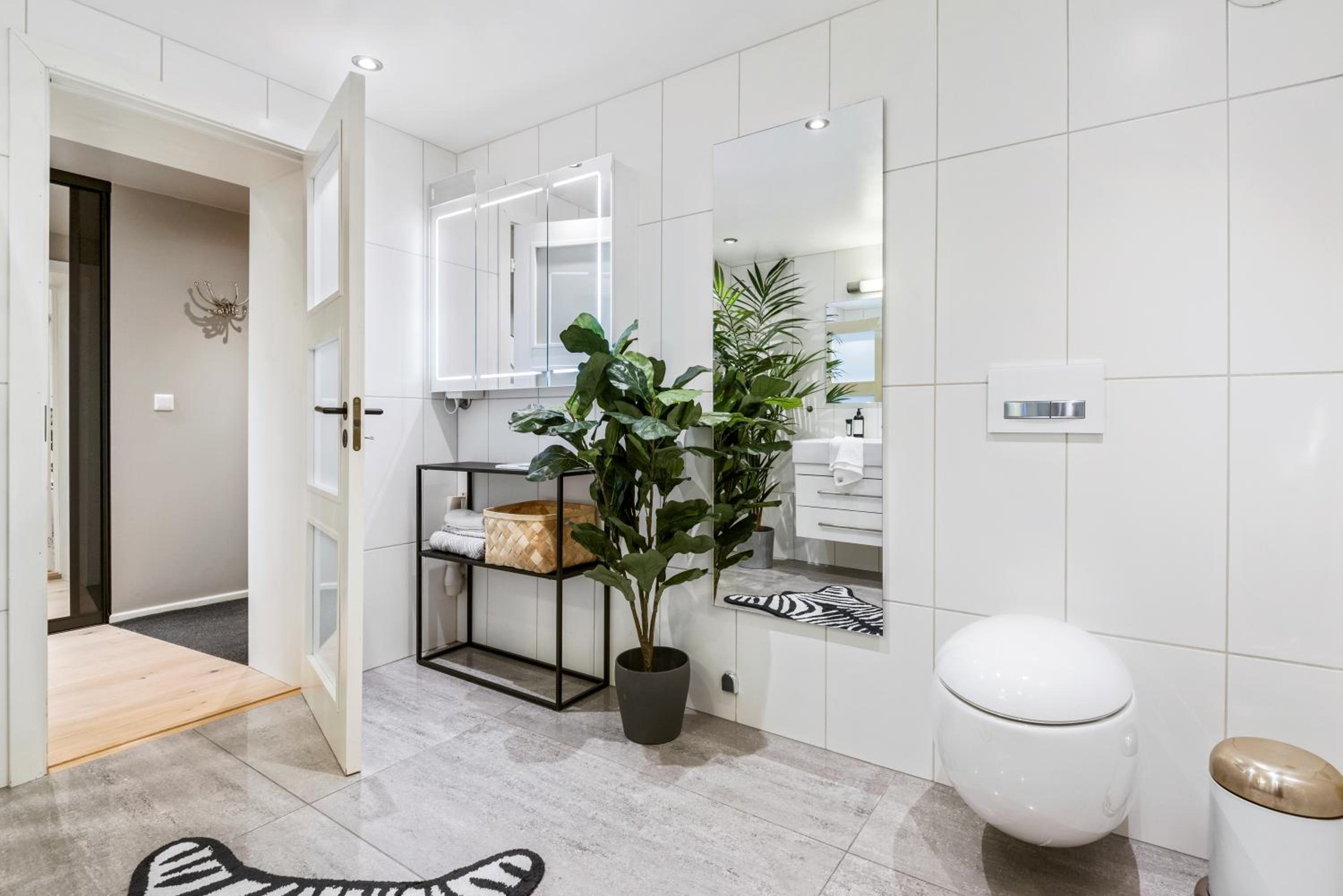 Two bedroom penthouse with large living room and rooftop in the city centre of Trondheim