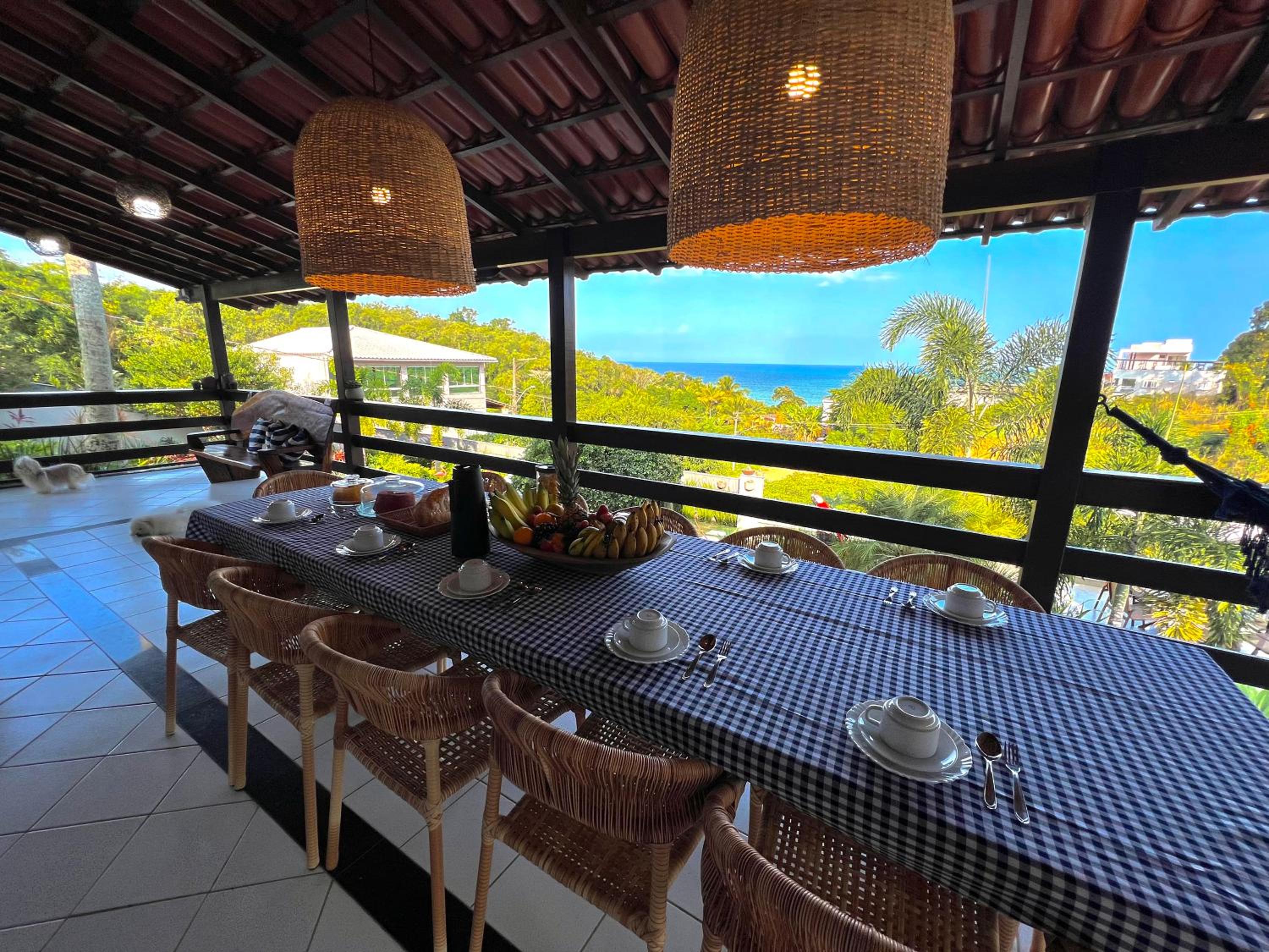 Chácara Vista para o Mar Piúma Próximo a Iriri até 23 pessoas com camping