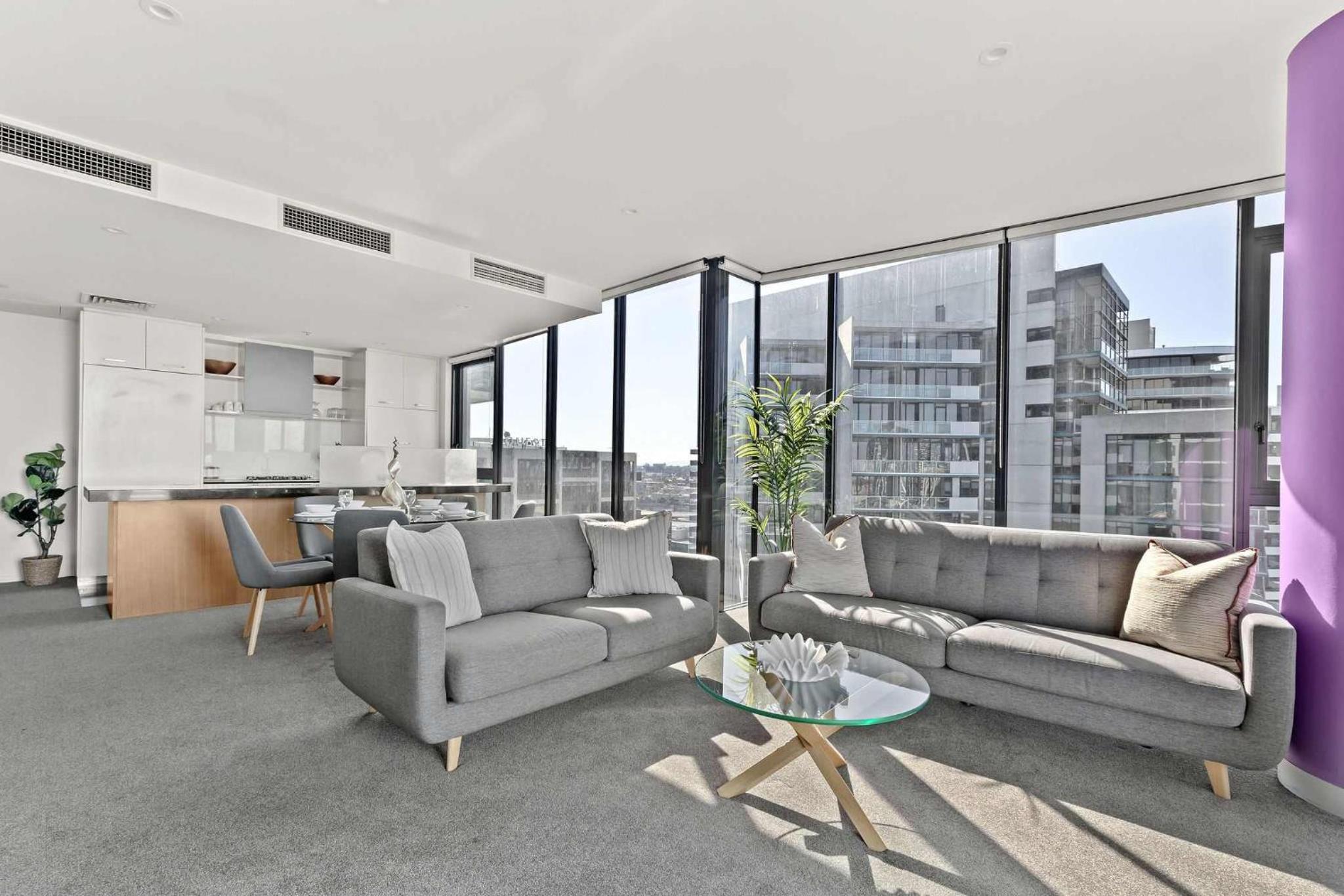 Docklands Harbour View 3BR with Free Parking