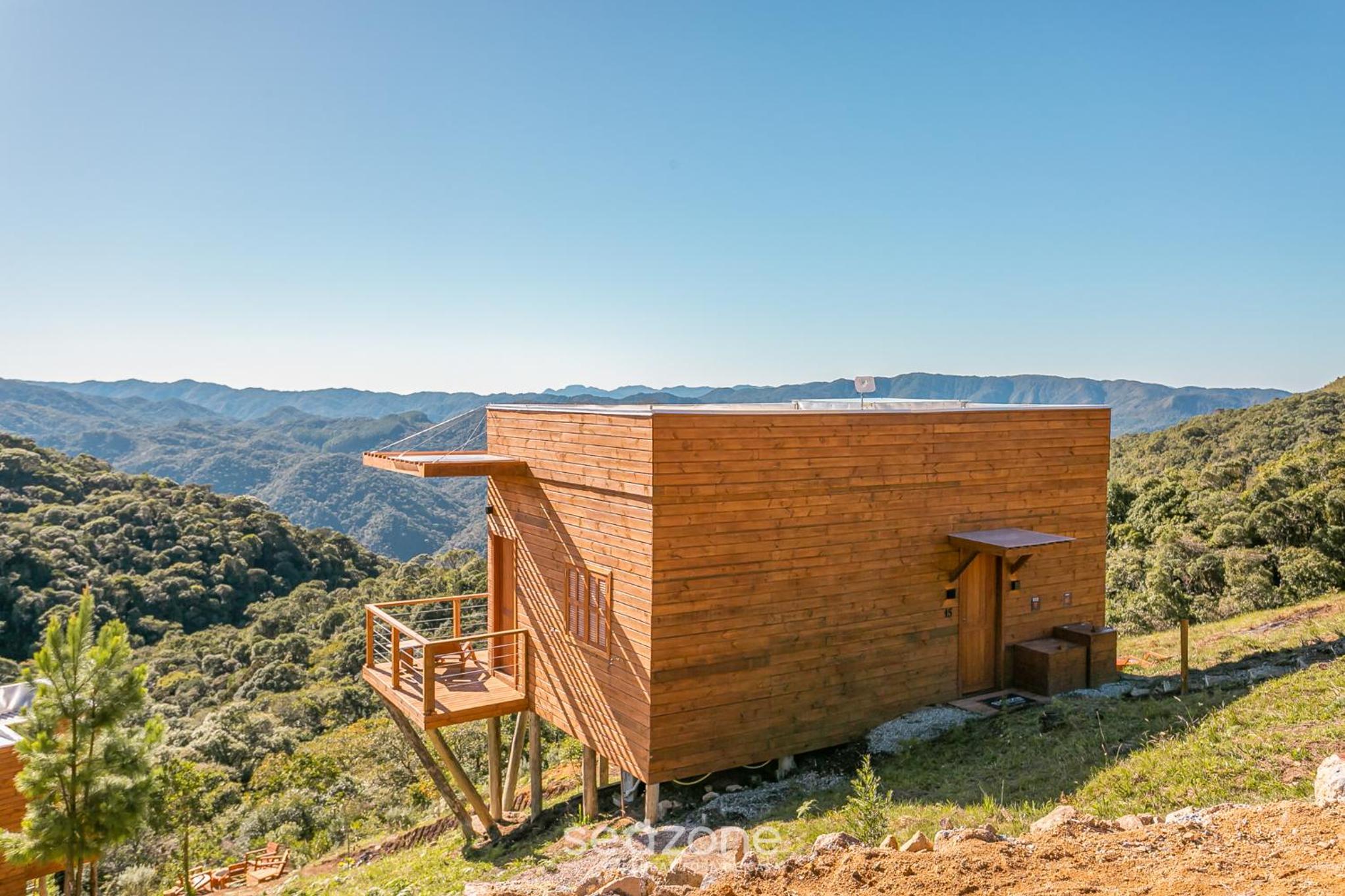 Cabana acolhedora c/jacuzzi na serra VST015