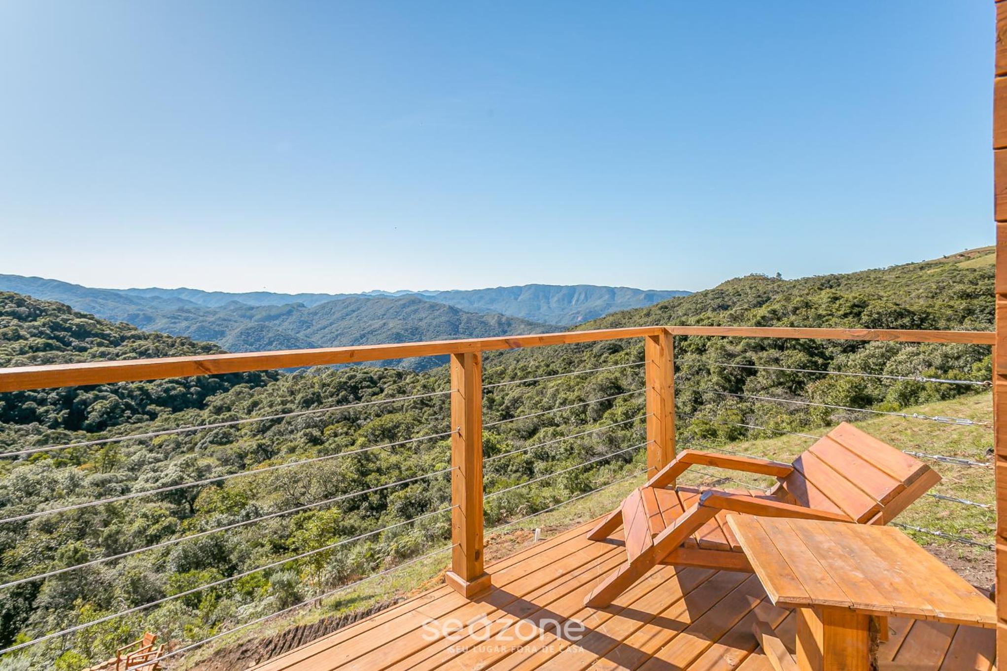 Cabana acolhedora c/jacuzzi na serra VST015