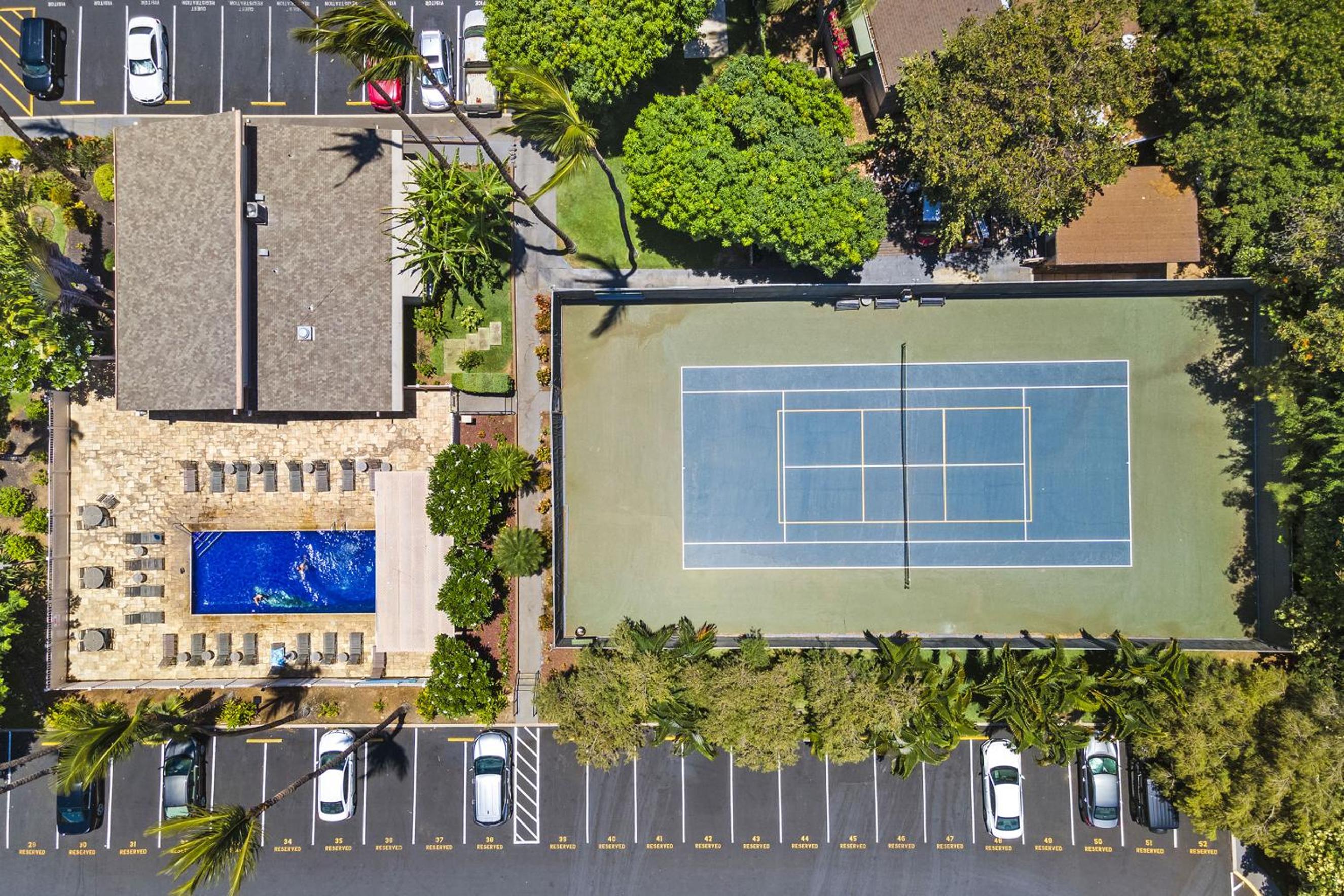 Kihei Akahi D-515: Newly Renovated Ocean View, No Carpet, 3 Zone Split AC, Wi-Fi