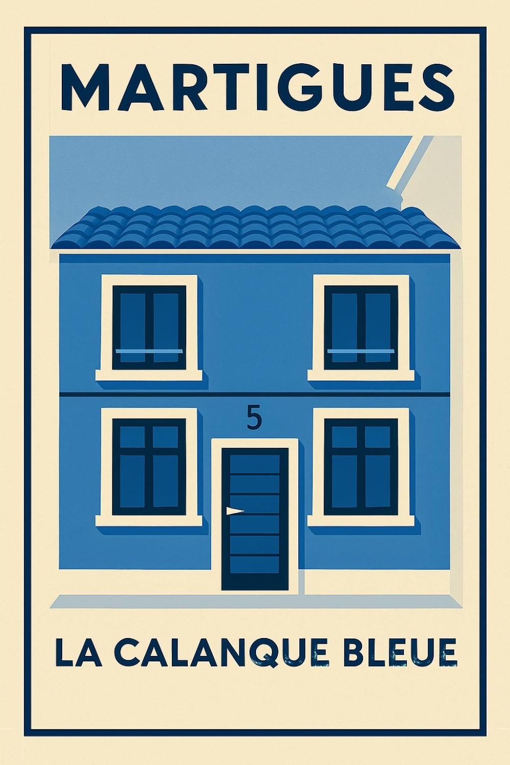 La calanque bleue - Maison de 65m2 plein centre