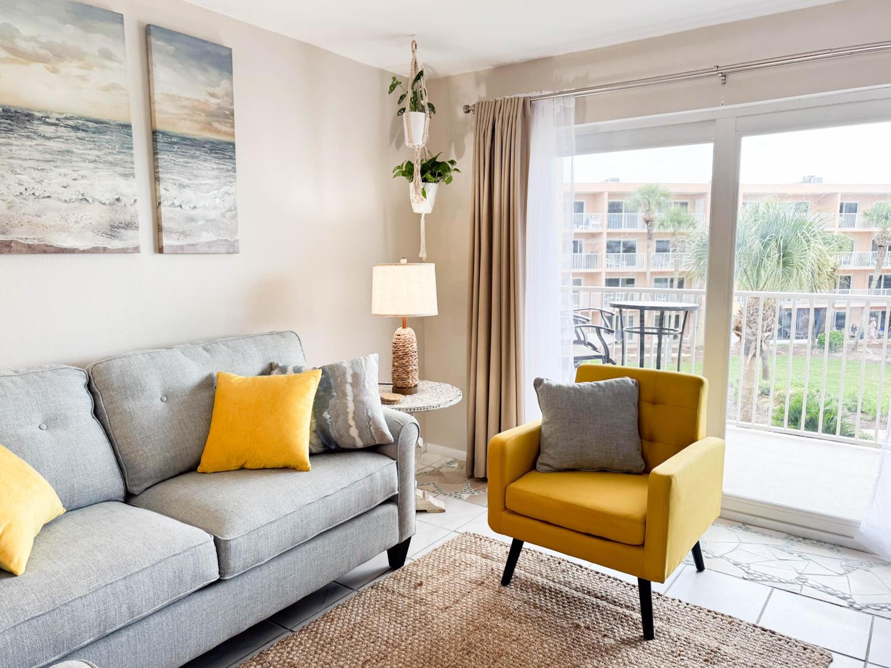 St Augustine Beach Ocean View Condo Renovated 2BR