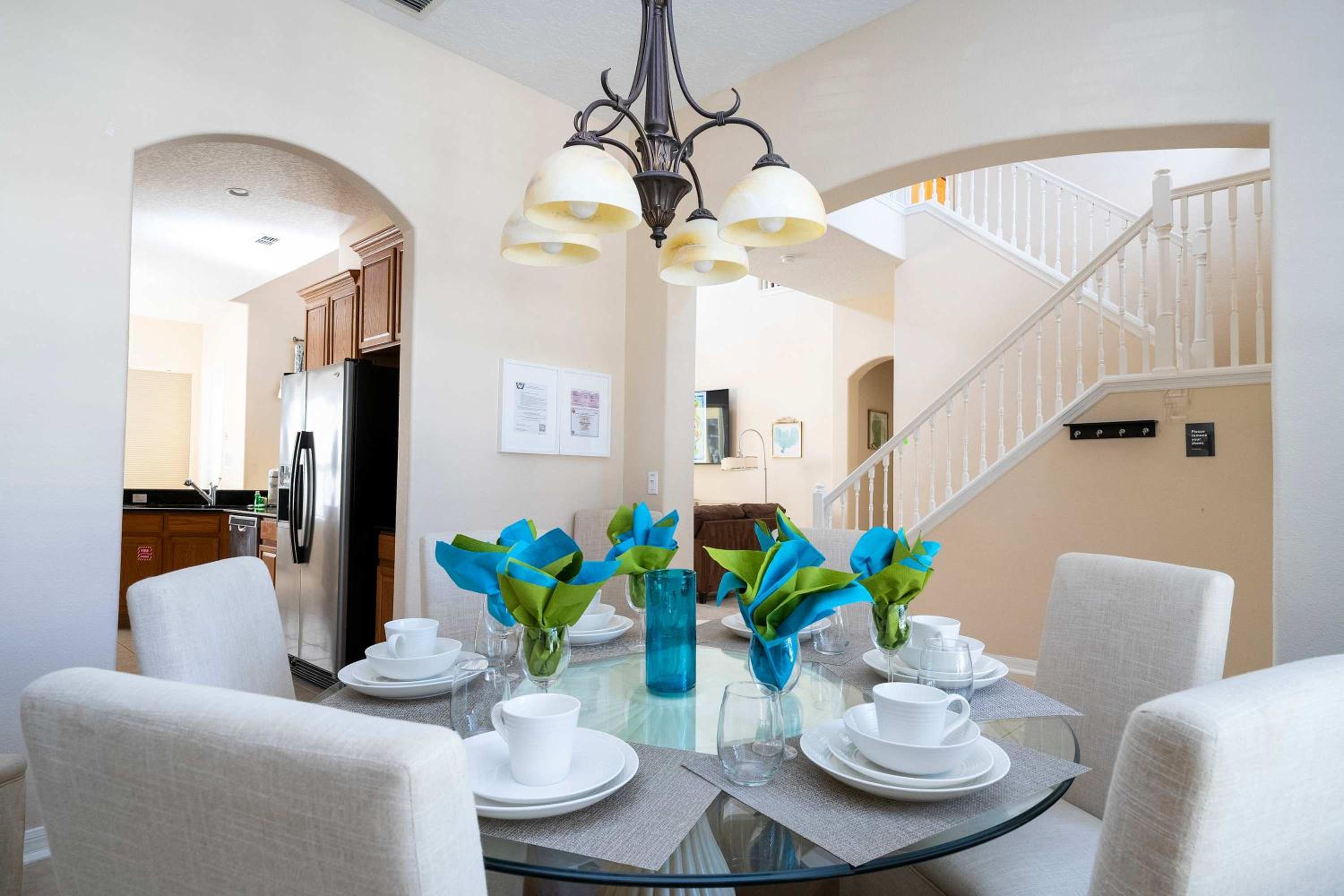 Stunning 5Bd Single Family Home with Pool Close to Disney 7420