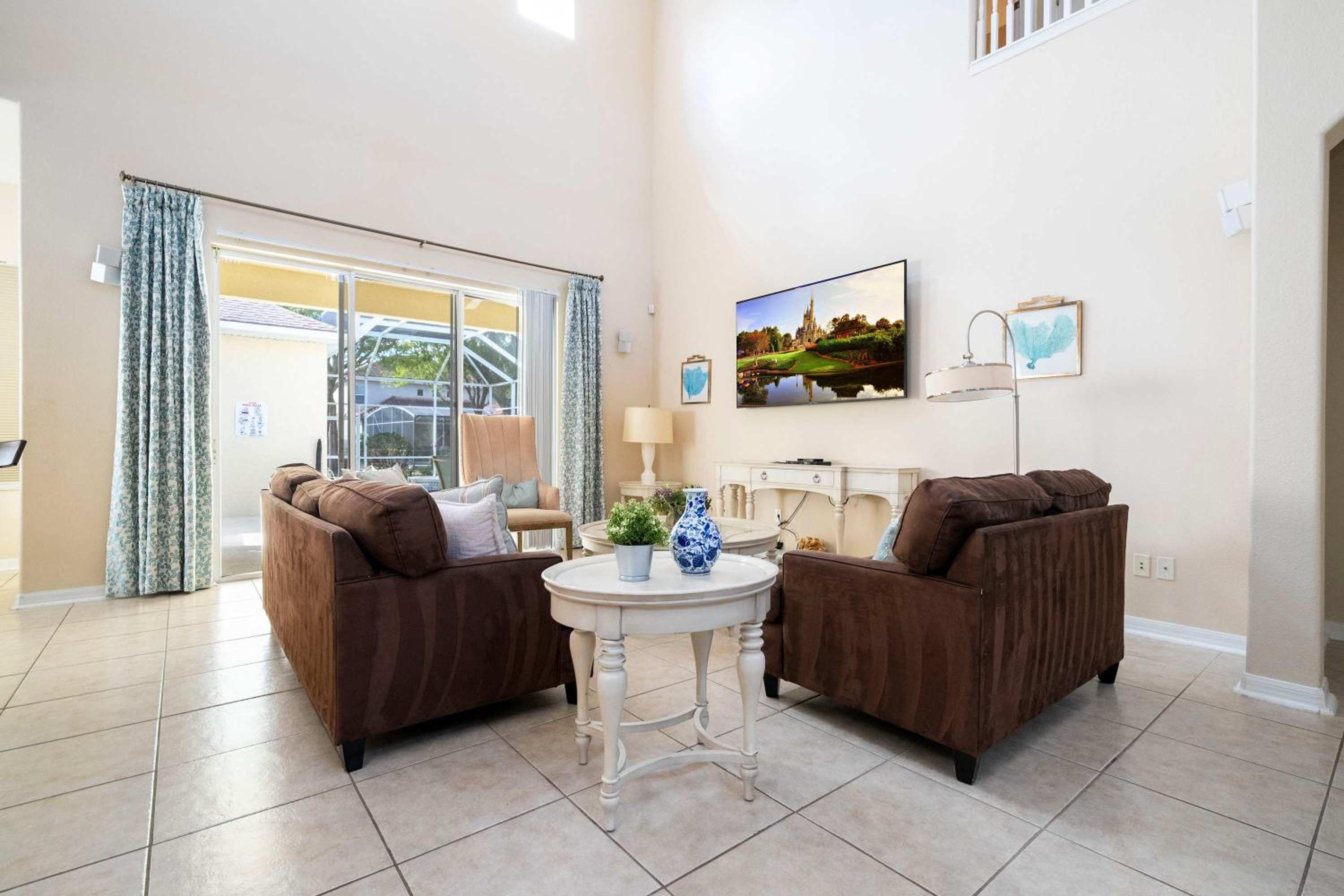 Stunning 5Bd Single Family Home with Pool Close to Disney 7420