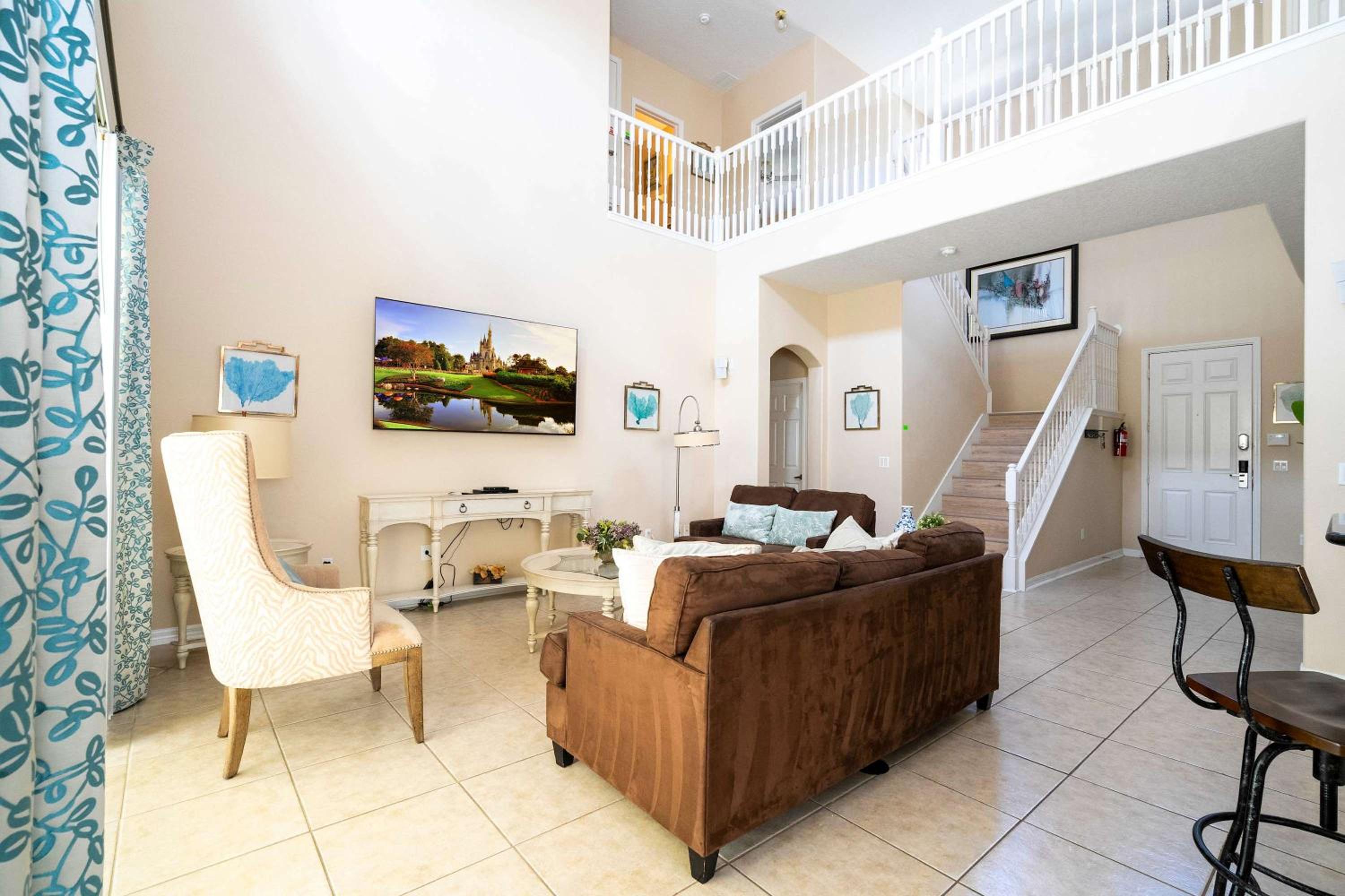 Stunning 5Bd Single Family Home with Pool Close to Disney 7420