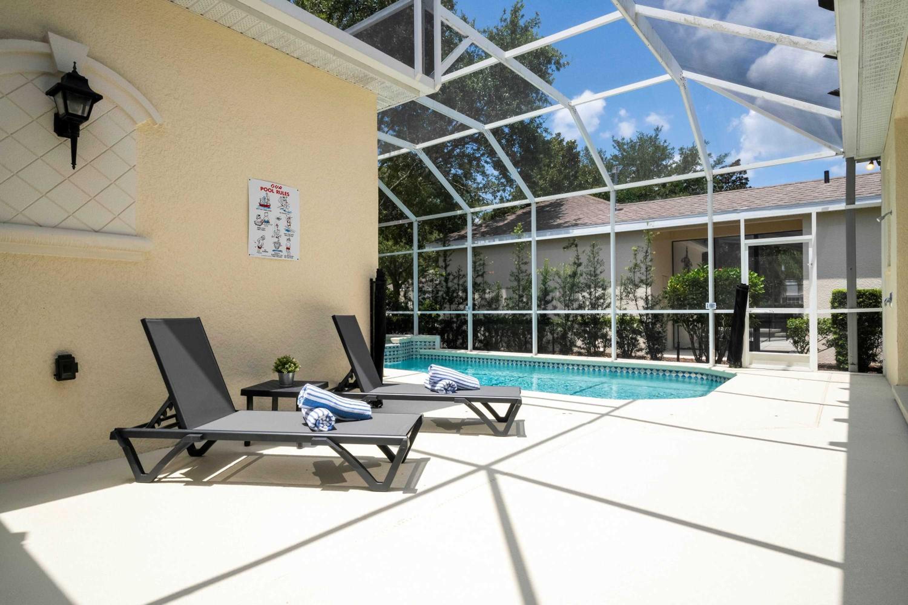 Stunning 5Bd Single Family Home with Pool Close to Disney 7420