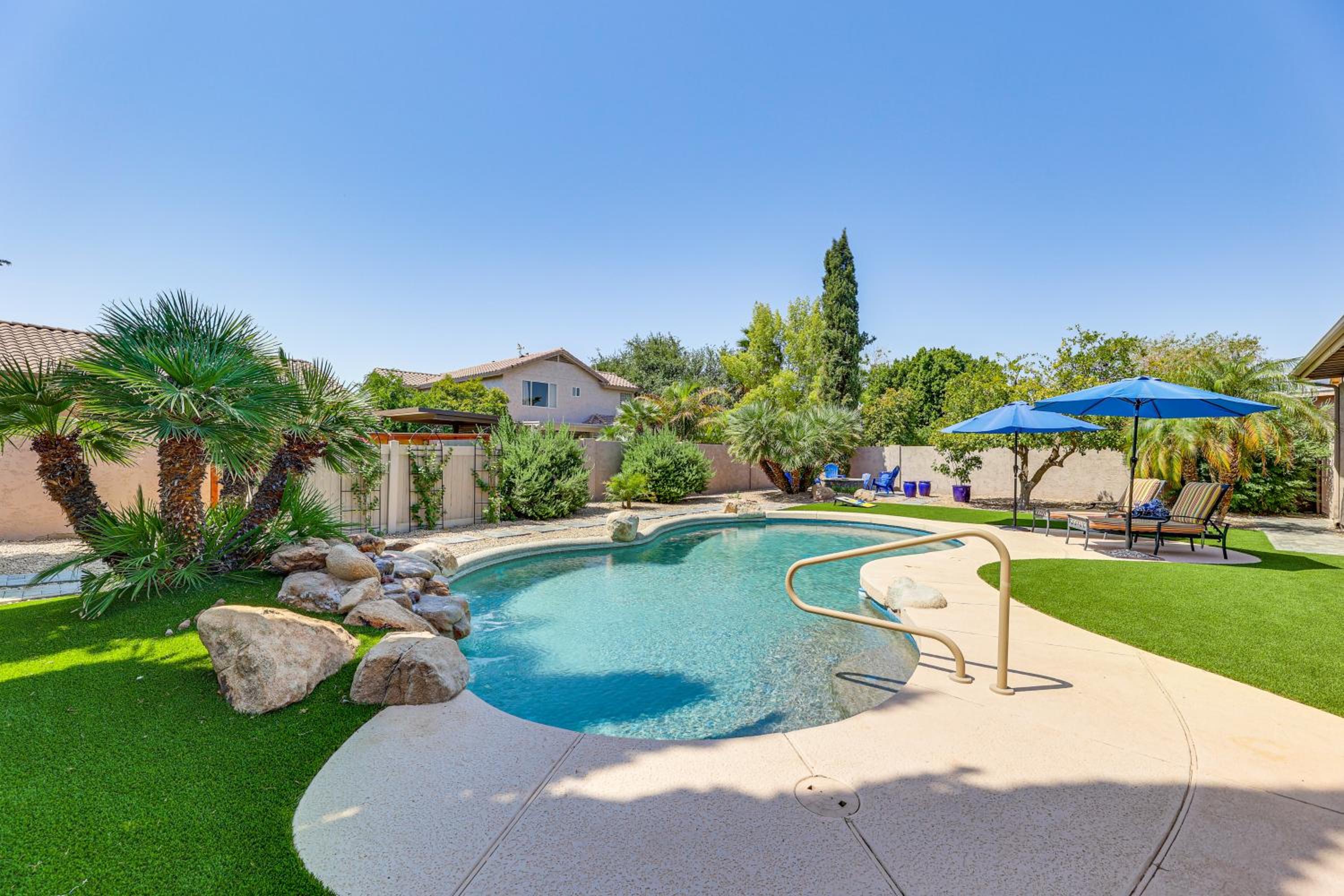 Extended-Stay Oasis Gilbert Getaway with Office!