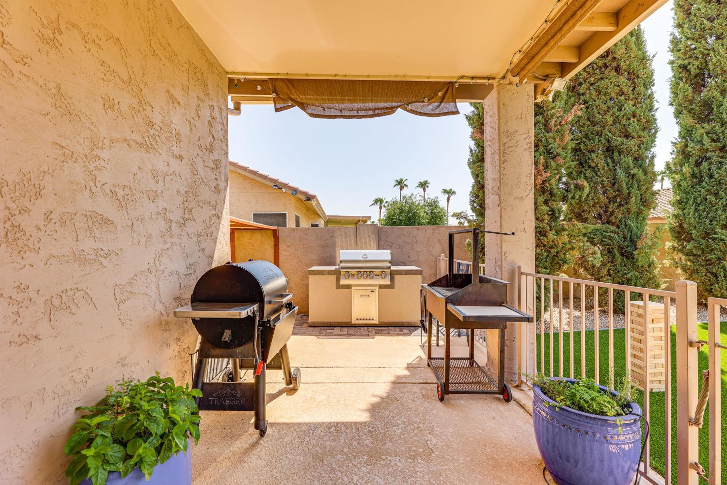 Extended-Stay Oasis Gilbert Getaway with Office!