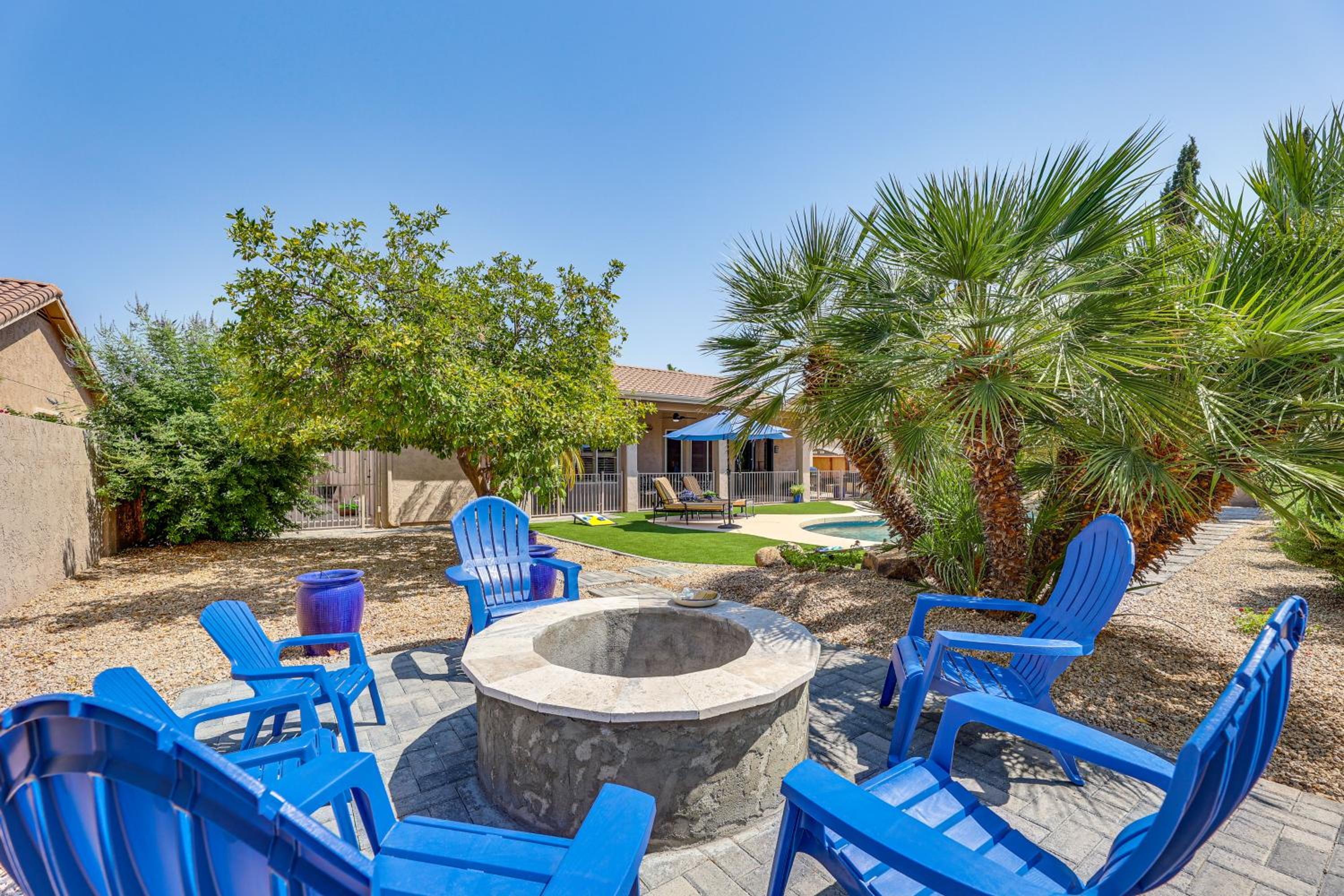 Extended-Stay Oasis Gilbert Getaway with Office!