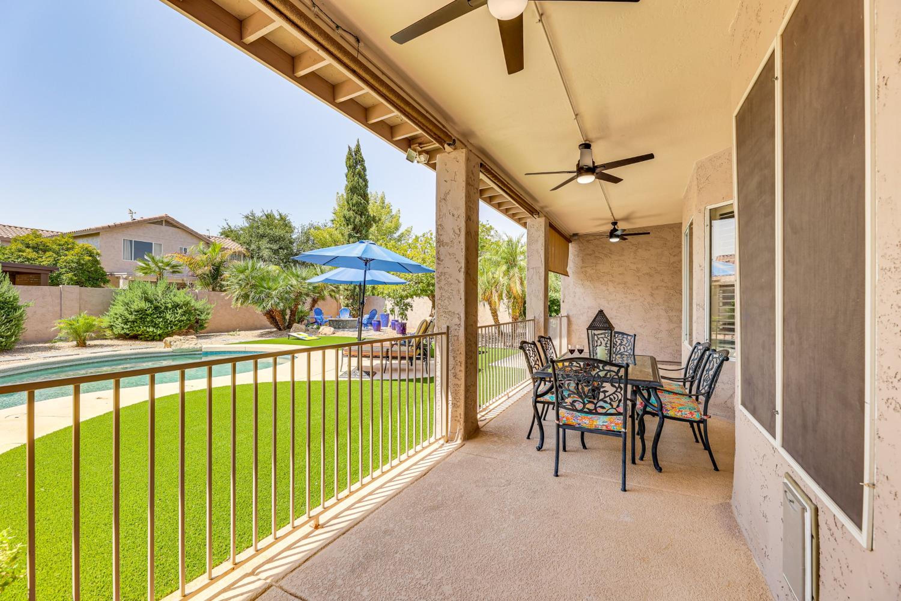 Extended-Stay Oasis Gilbert Getaway with Office!